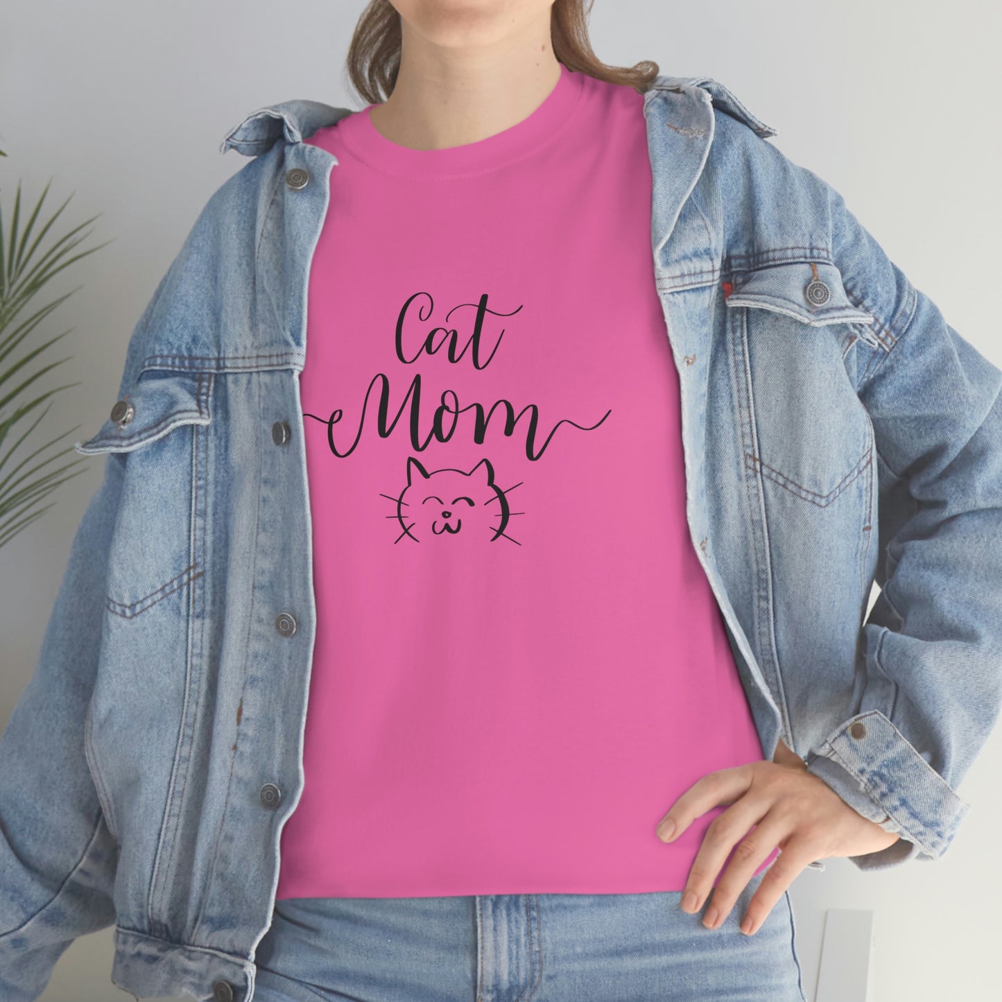 Cat Mom T-Shirt - Perfect Gift for Cat Lovers, Cat Mom gift, Heavy Cotton Tee
