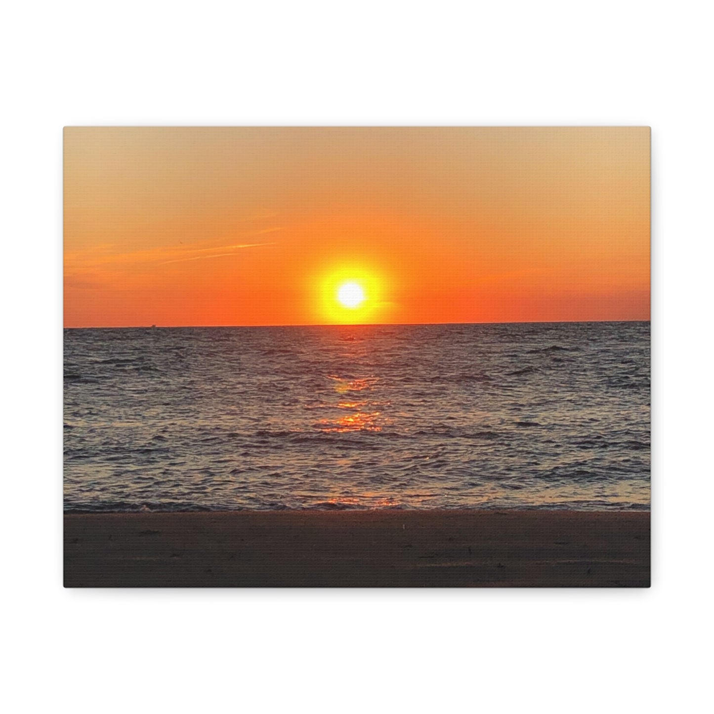 Original Photo Canvas Golden Hour Sunset Print