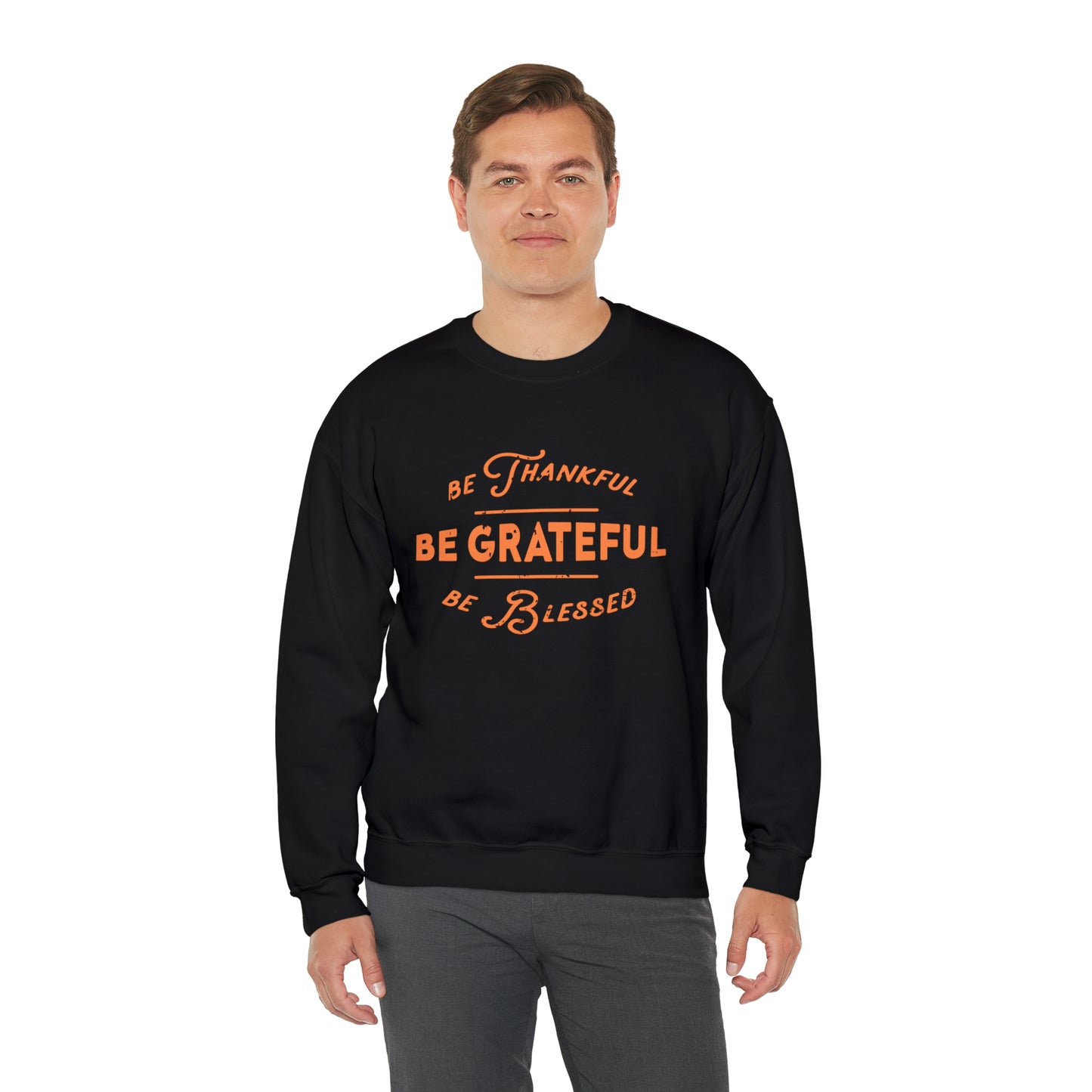 Fall Be Thankful Unisex Heavy Blend™ Crewneck Sweatshirt