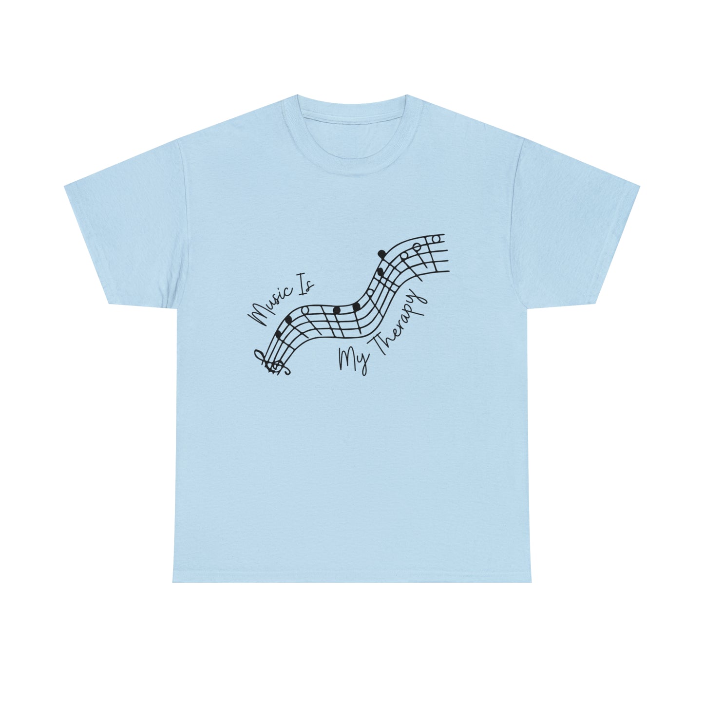 Music is my Therapy, Unisex Heavy Cotton Tee