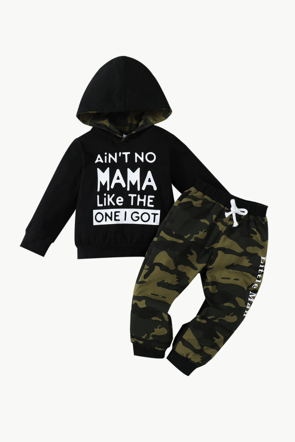 Boys Letter Graphic Hoodie and Joggers Set