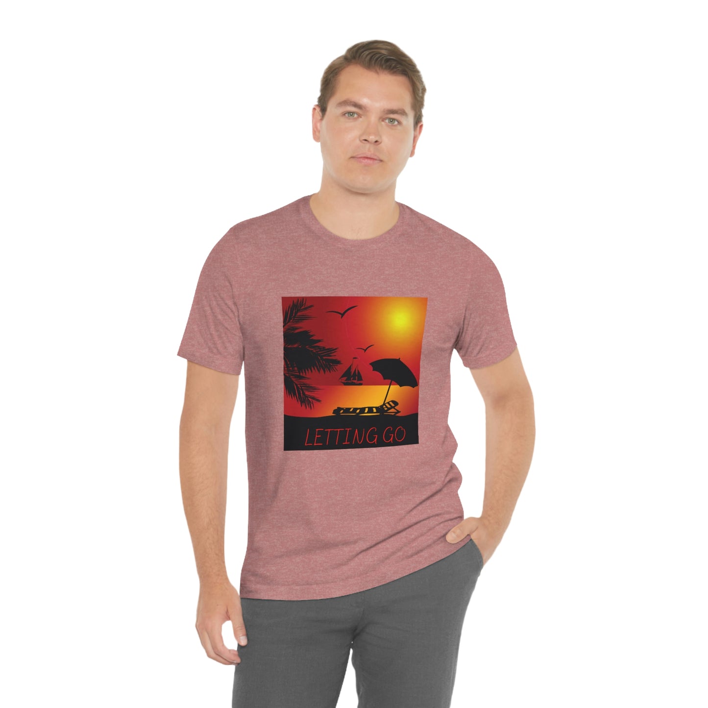 Sunset T-shirt, relaxing sunset, gift for spouse, lover of sunsets, waterfront sunset