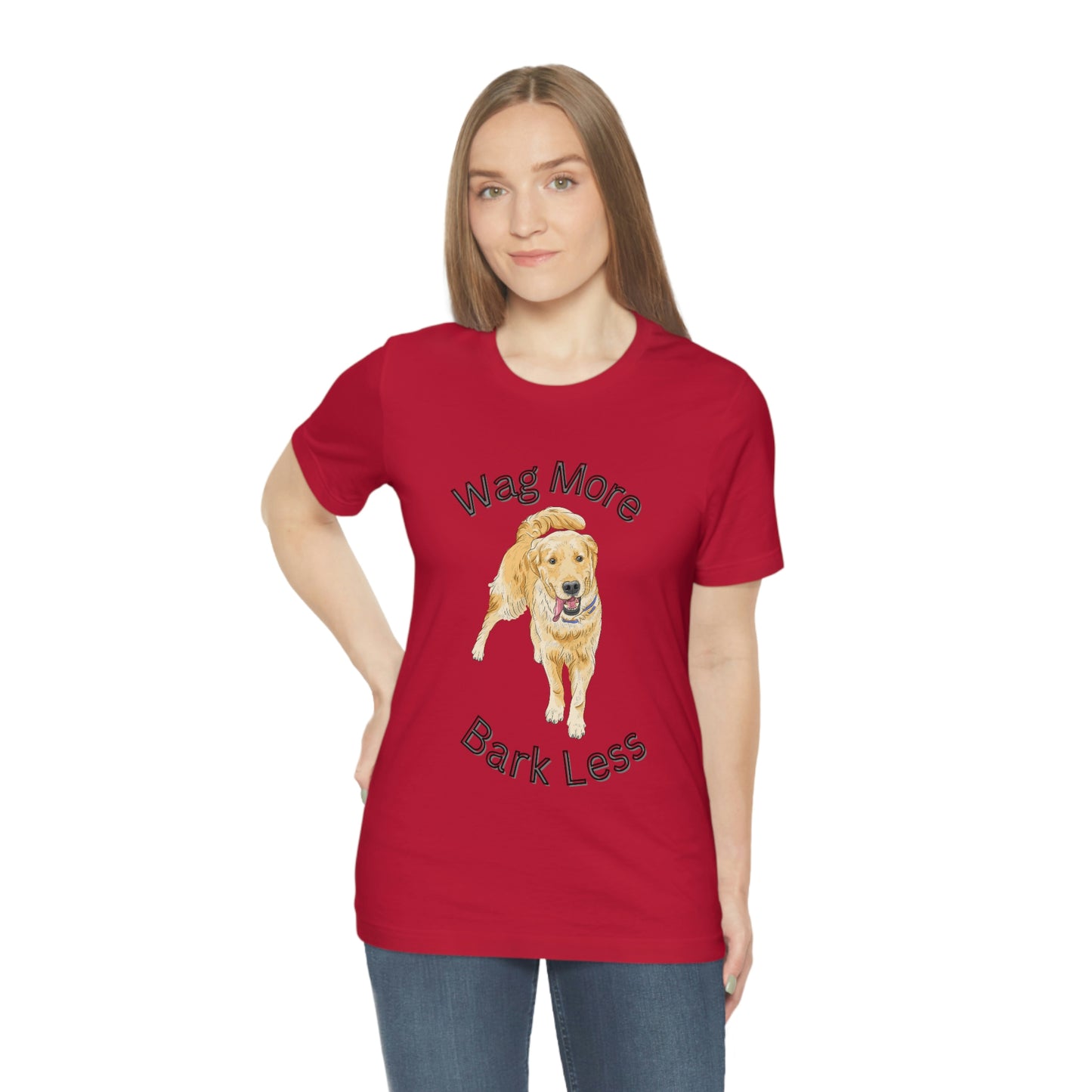 Unisex Jersey Short Sleeve Tee, golden retriever, golden retriever Tee, gift for golden retriever owner, gift for dog owner