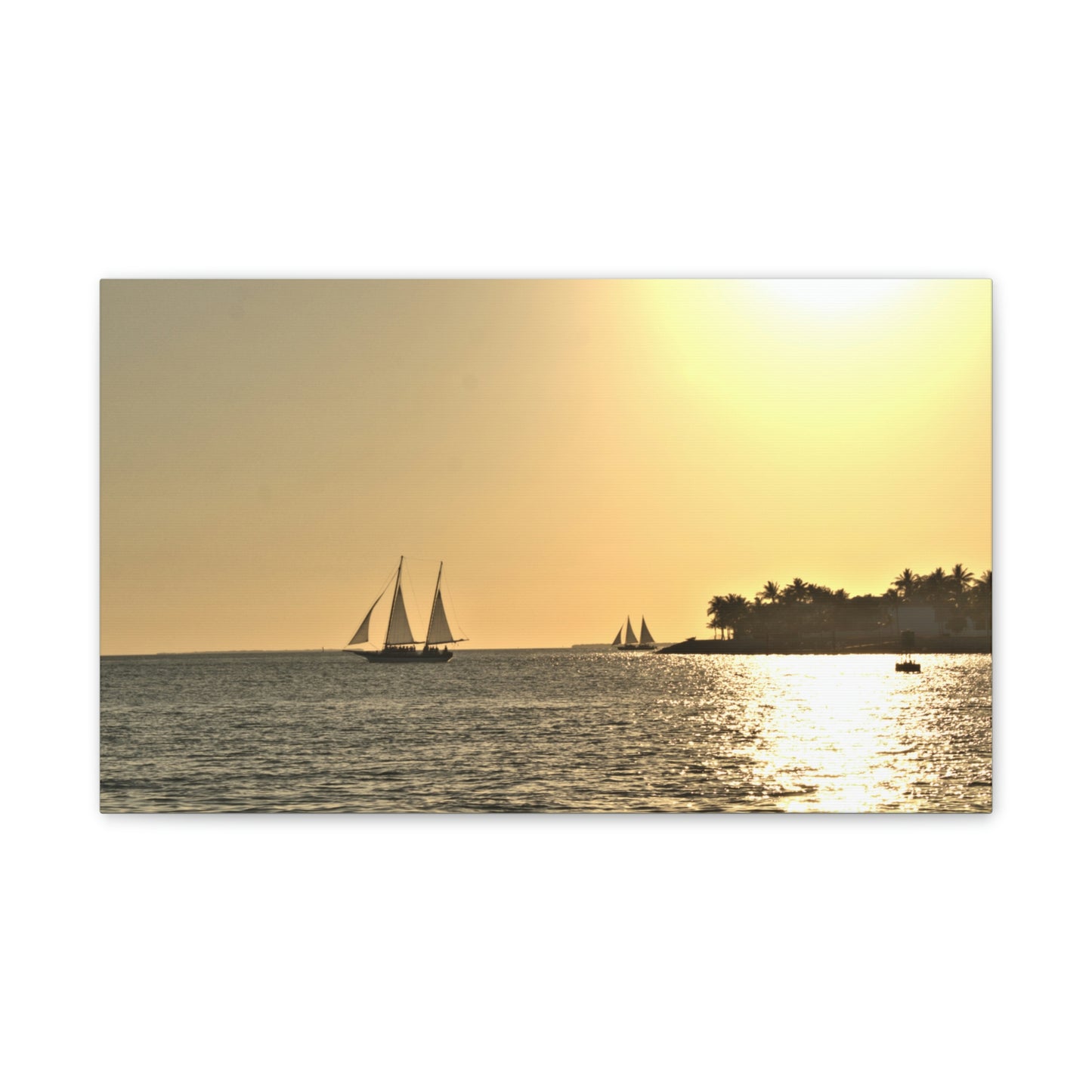 Canvas Print of Original Key West Sunset Photo