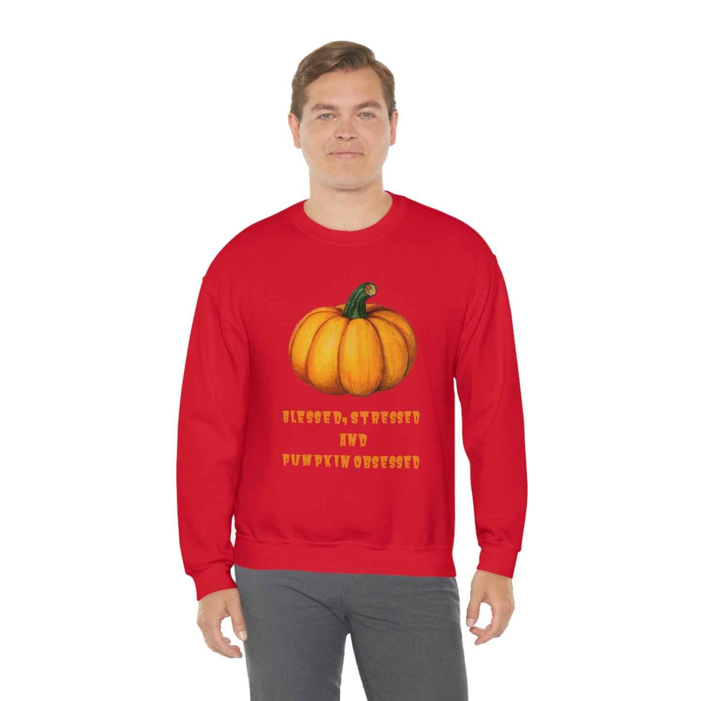 Pumpkin sweatshirt, pumpkin lover gift, obsessed with pumpkin, gift for fall, seasonal sweatshirt