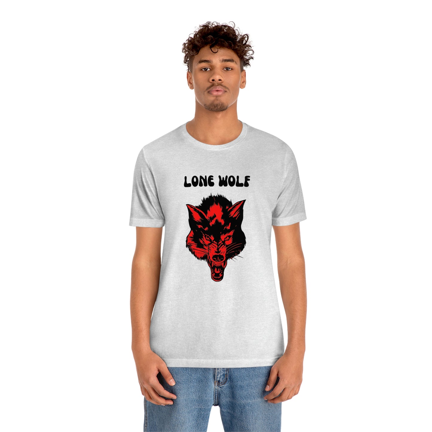 Lone Wolf T-shirt, Lone Wolf, Wolf howling, wolf, gift for man, gift for dad, nature, camping, outdoors, angry wolf