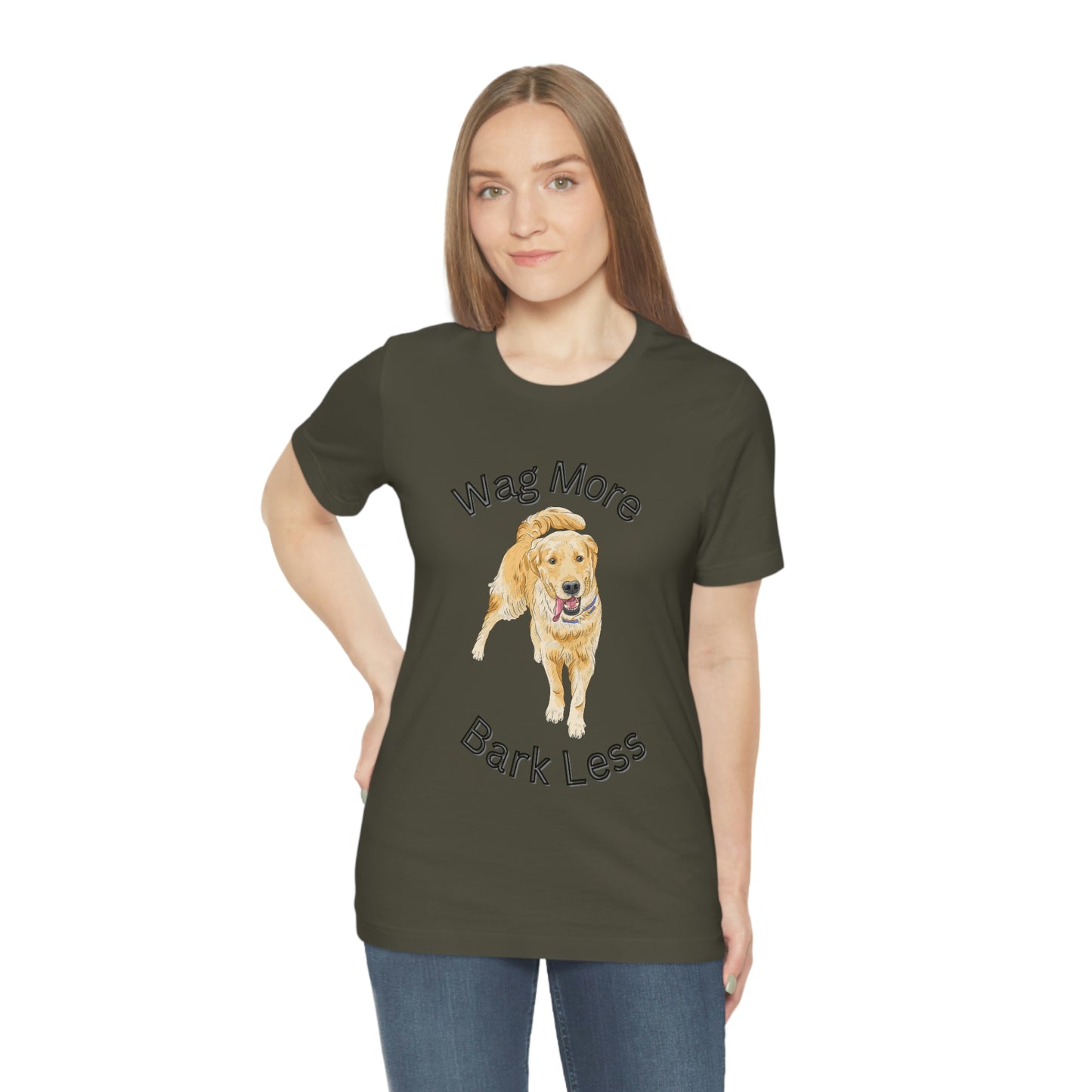 Unisex Jersey Short Sleeve Tee, golden retriever, golden retriever Tee, gift for golden retriever owner, gift for dog owner