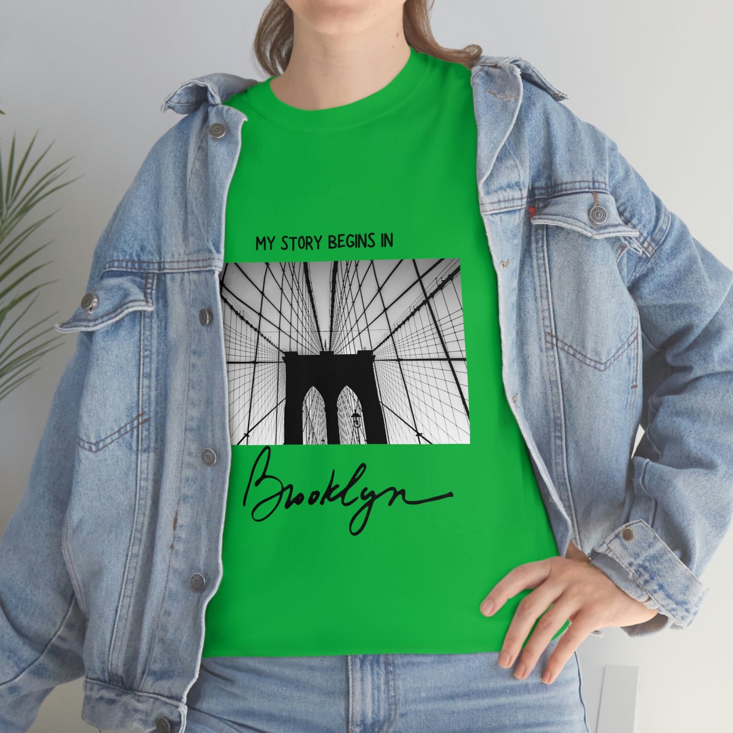 Represent Brooklyn with our 'My Story Begins in Brooklyn' T-Shirt