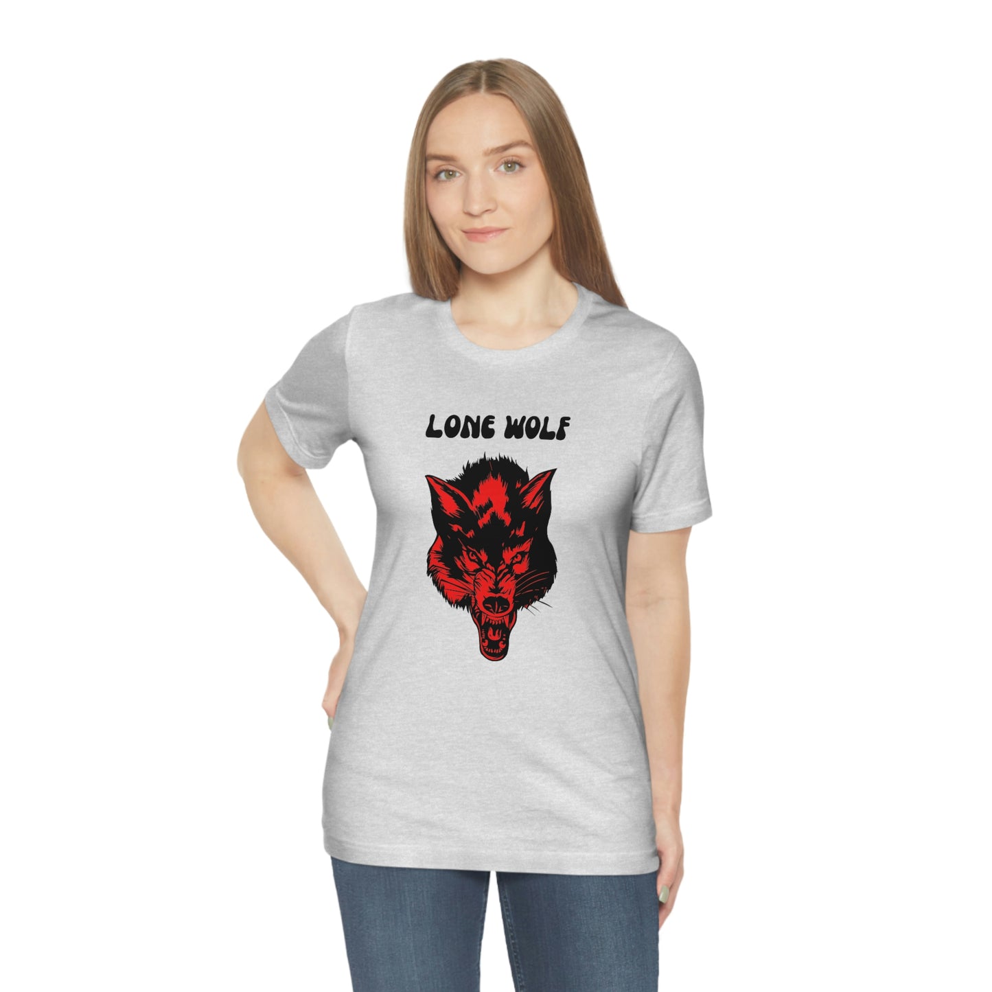 Lone Wolf T-shirt, Lone Wolf, Wolf howling, wolf, gift for man, gift for dad, nature, camping, outdoors, angry wolf