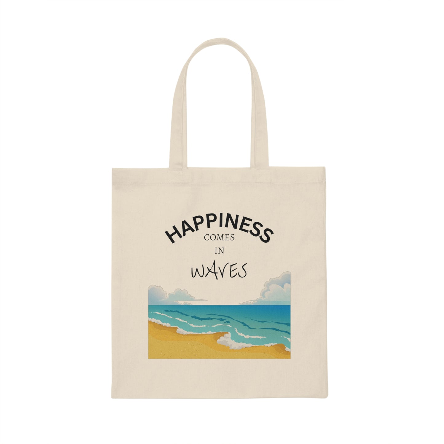 Canvas Tote Bag, Summer Time tote, Beach Bag