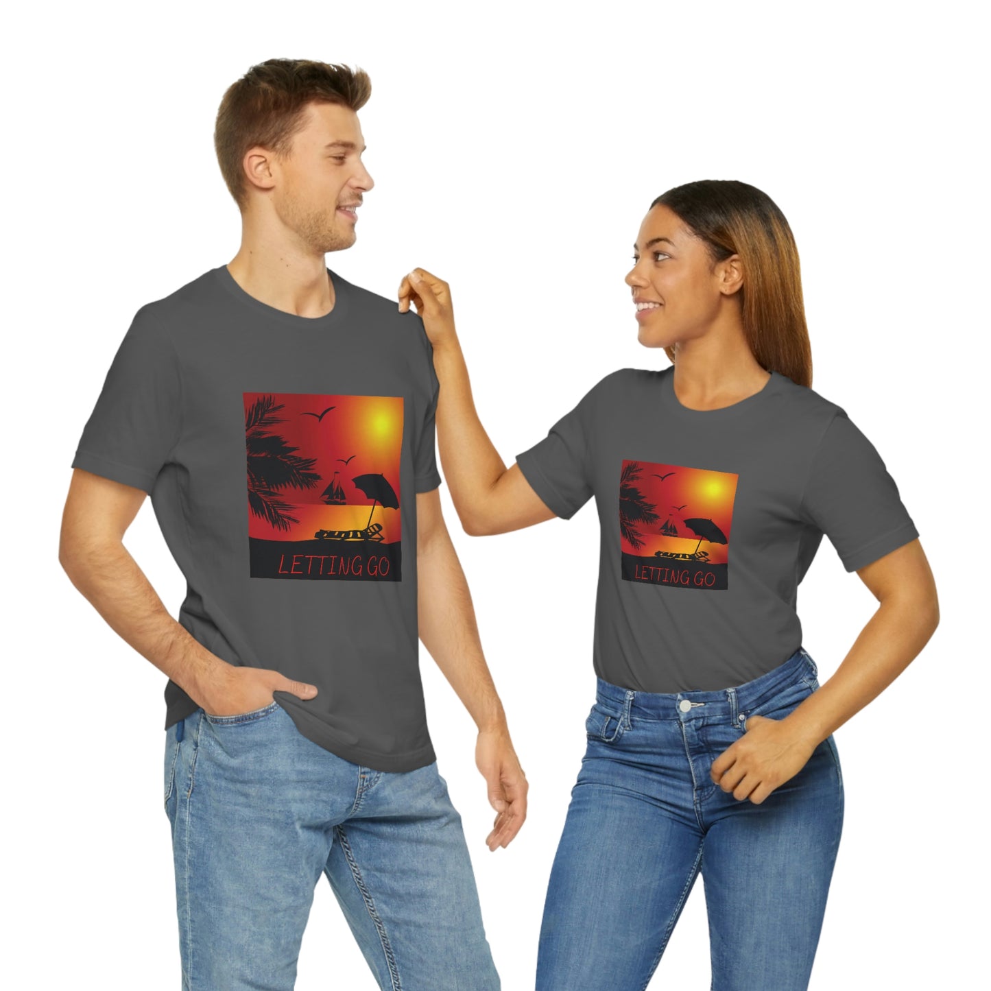 Sunset T-shirt, relaxing sunset, gift for spouse, lover of sunsets, waterfront sunset