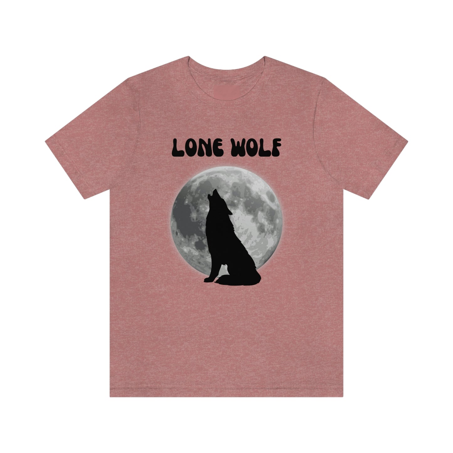 Lone Wolf T-shirt, Lone Wolf, Wolf howling, wolf, gift for man, gift for dad, nature, camping, outdoors