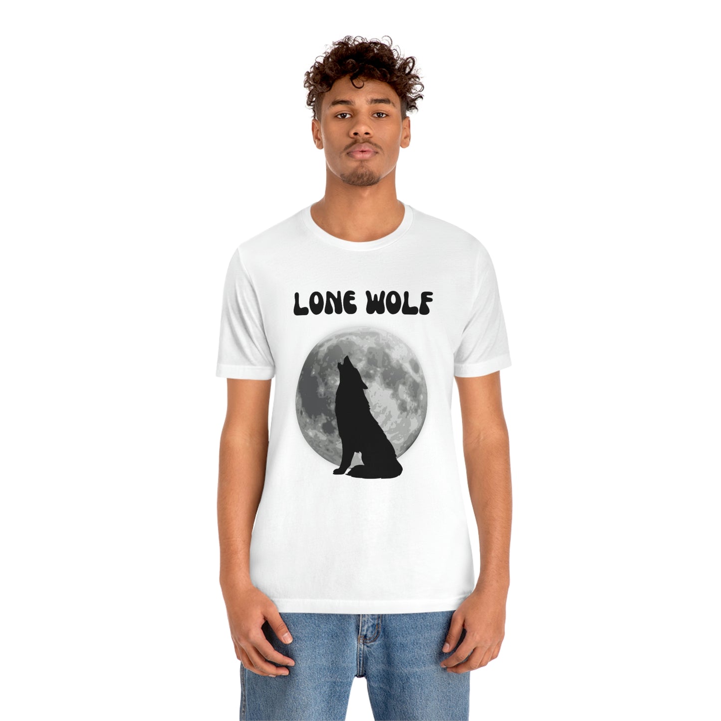 Lone Wolf T-shirt, Lone Wolf, Wolf howling, wolf, gift for man, gift for dad, nature, camping, outdoors