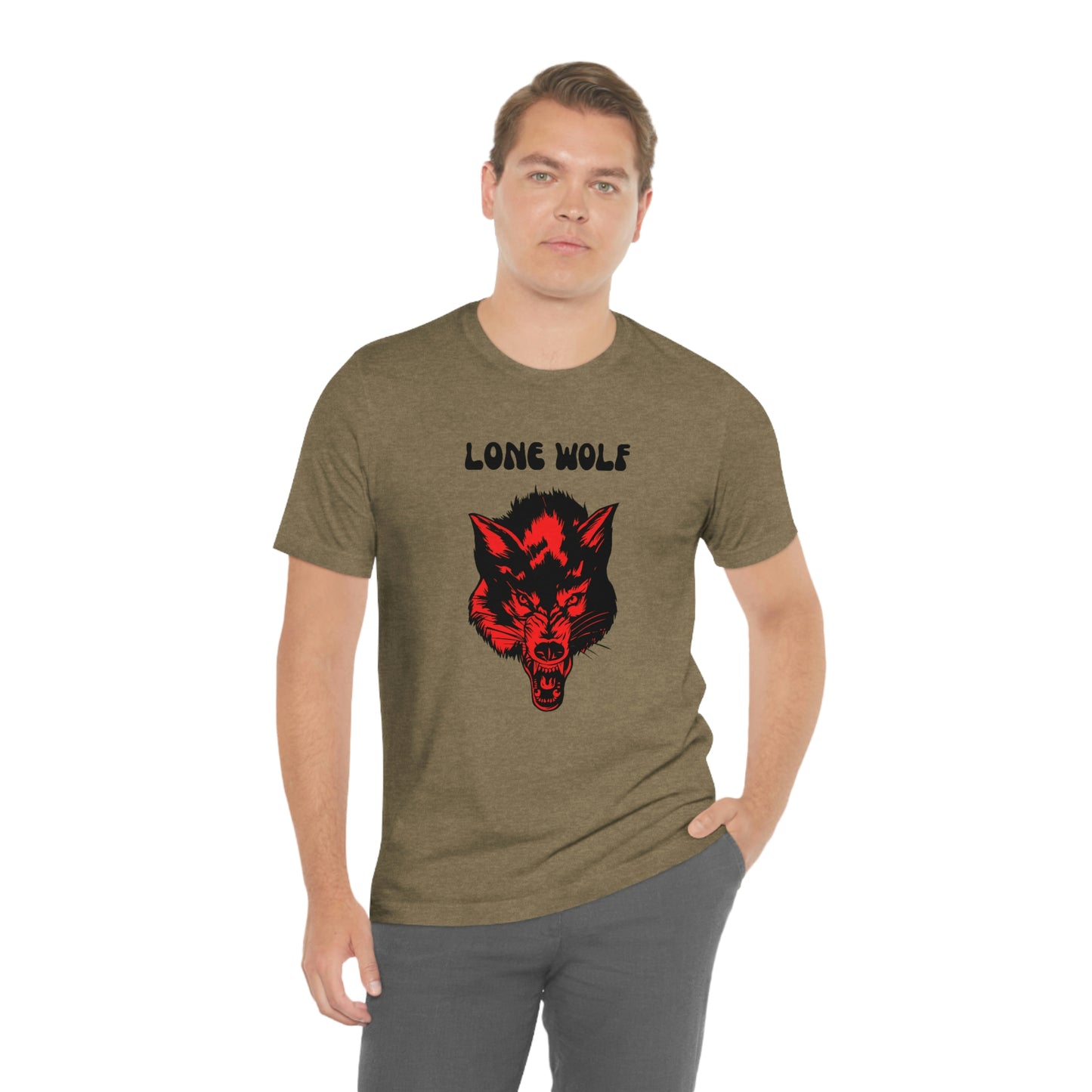 Lone Wolf T-shirt, Lone Wolf, Wolf howling, wolf, gift for man, gift for dad, nature, camping, outdoors, angry wolf