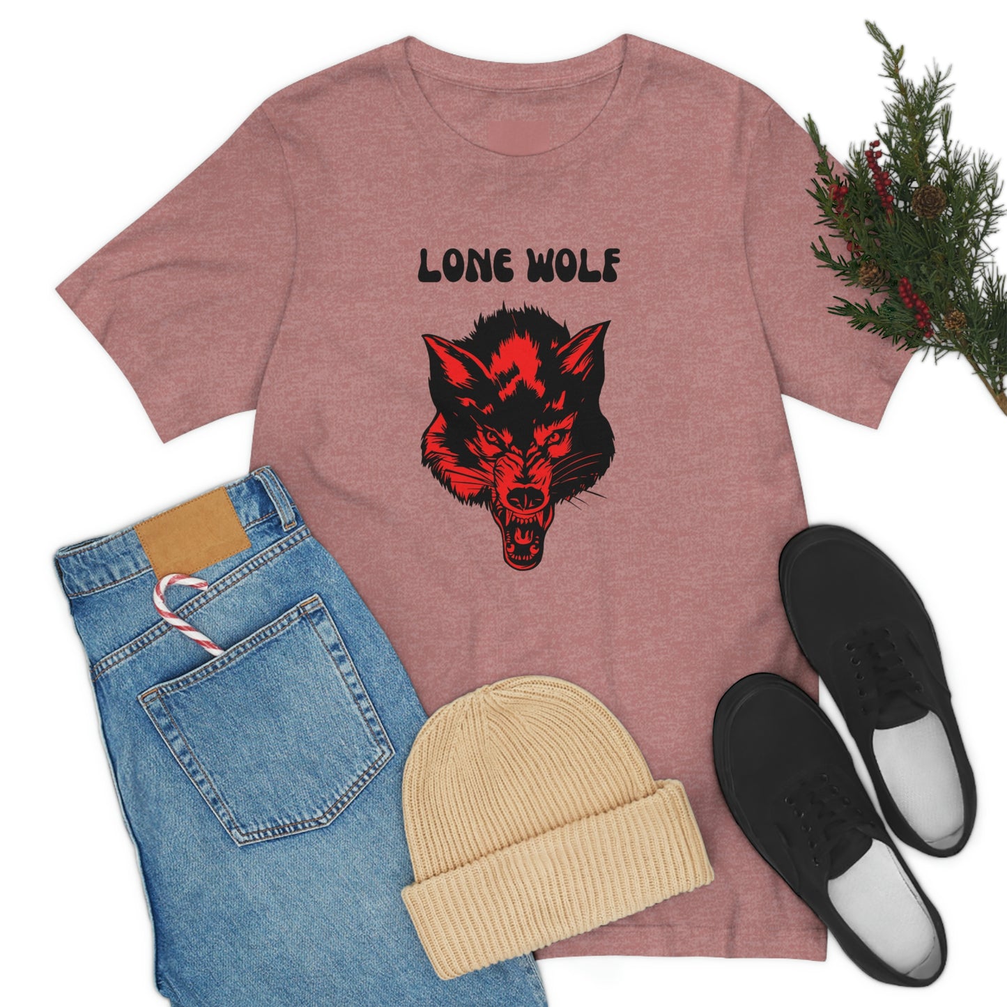 Lone Wolf T-shirt, Lone Wolf, Wolf howling, wolf, gift for man, gift for dad, nature, camping, outdoors, angry wolf