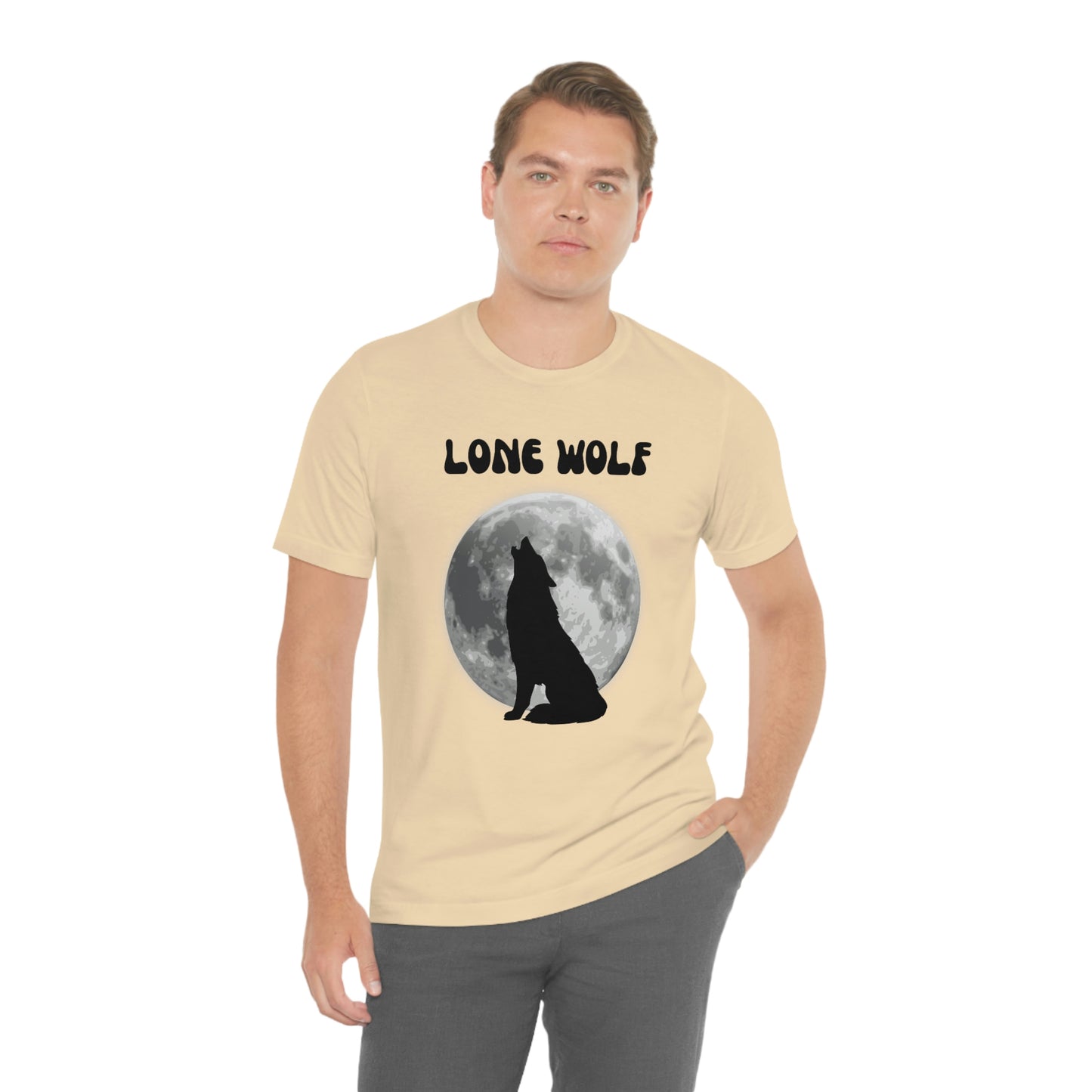 Lone Wolf T-shirt, Lone Wolf, Wolf howling, wolf, gift for man, gift for dad, nature, camping, outdoors