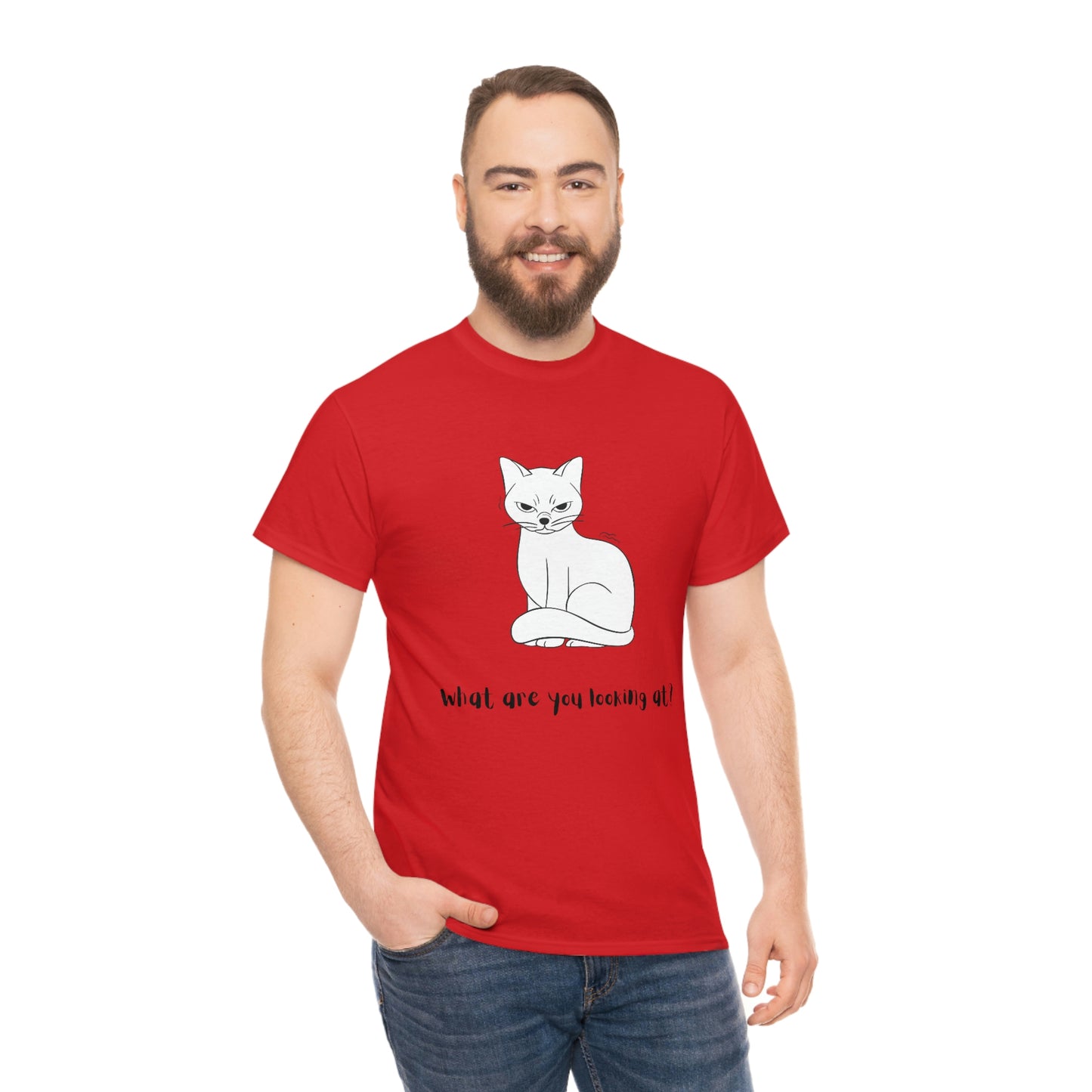 What Are You Looking At? Angry Cat T-Shirt