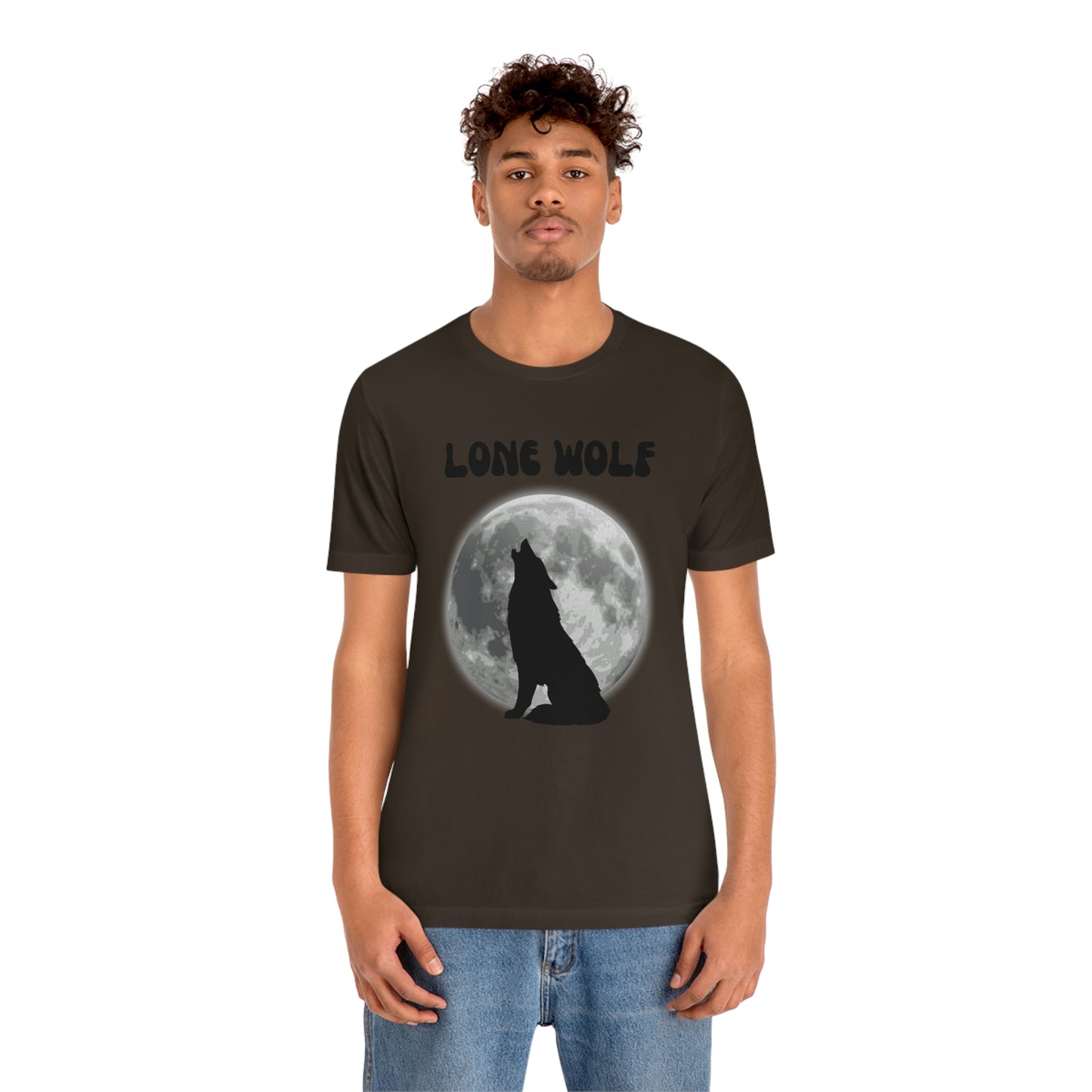 Lone Wolf T-shirt, Lone Wolf, Wolf howling, wolf, gift for man, gift for dad, nature, camping, outdoors