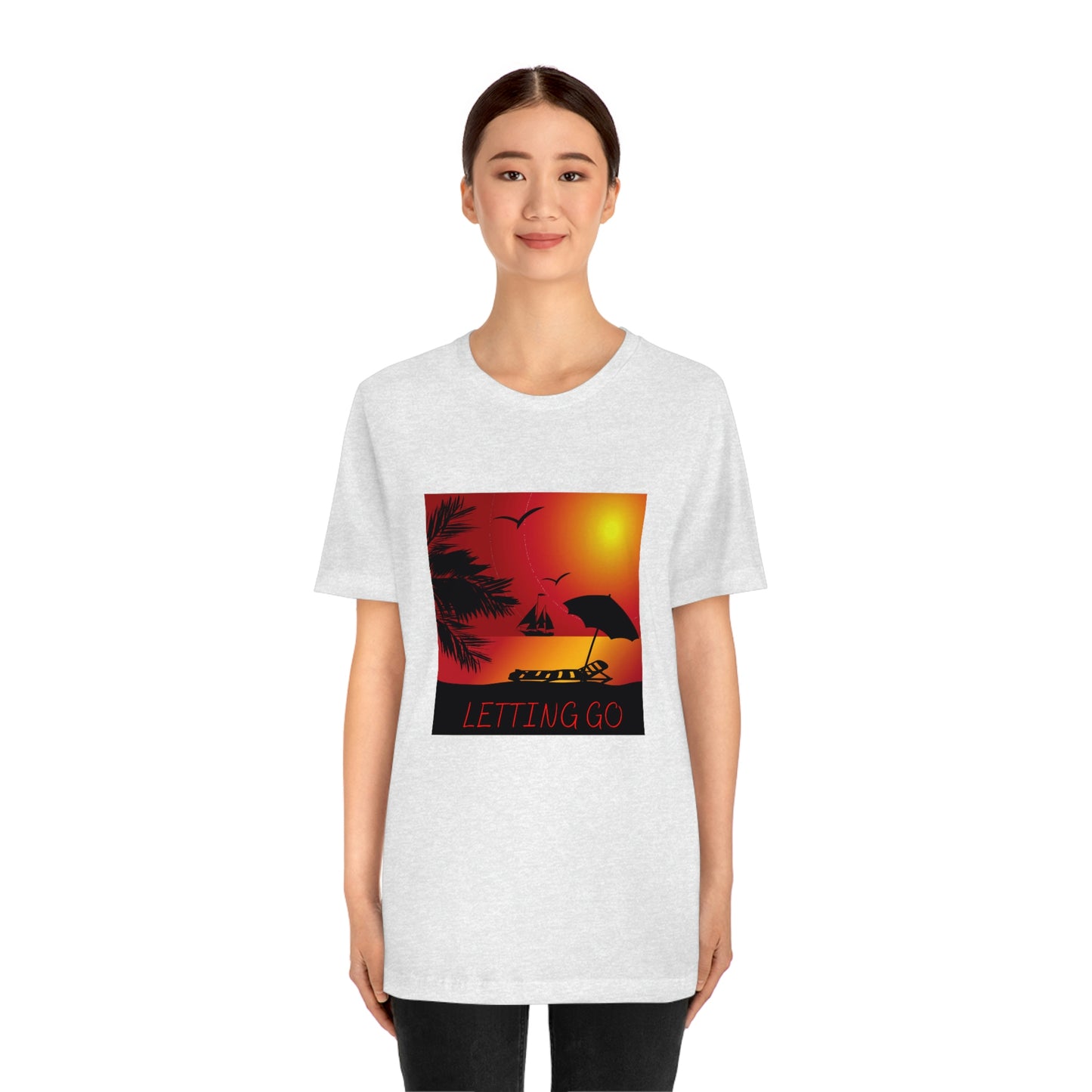 Sunset T-shirt, relaxing sunset, gift for spouse, lover of sunsets, waterfront sunset