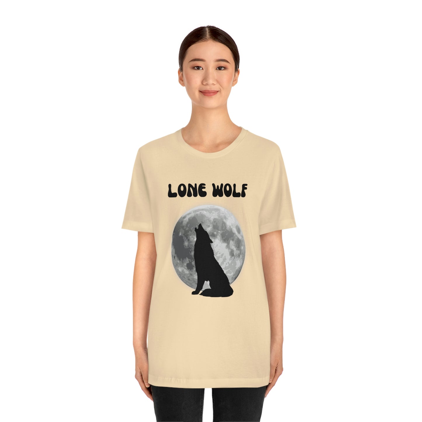 Lone Wolf T-shirt, Lone Wolf, Wolf howling, wolf, gift for man, gift for dad, nature, camping, outdoors