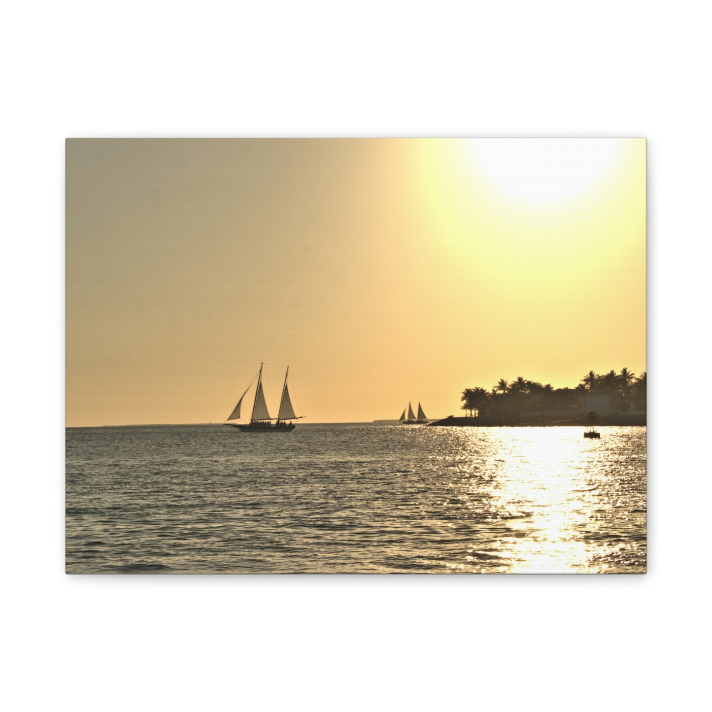 Canvas Print of Original Key West Sunset Photo