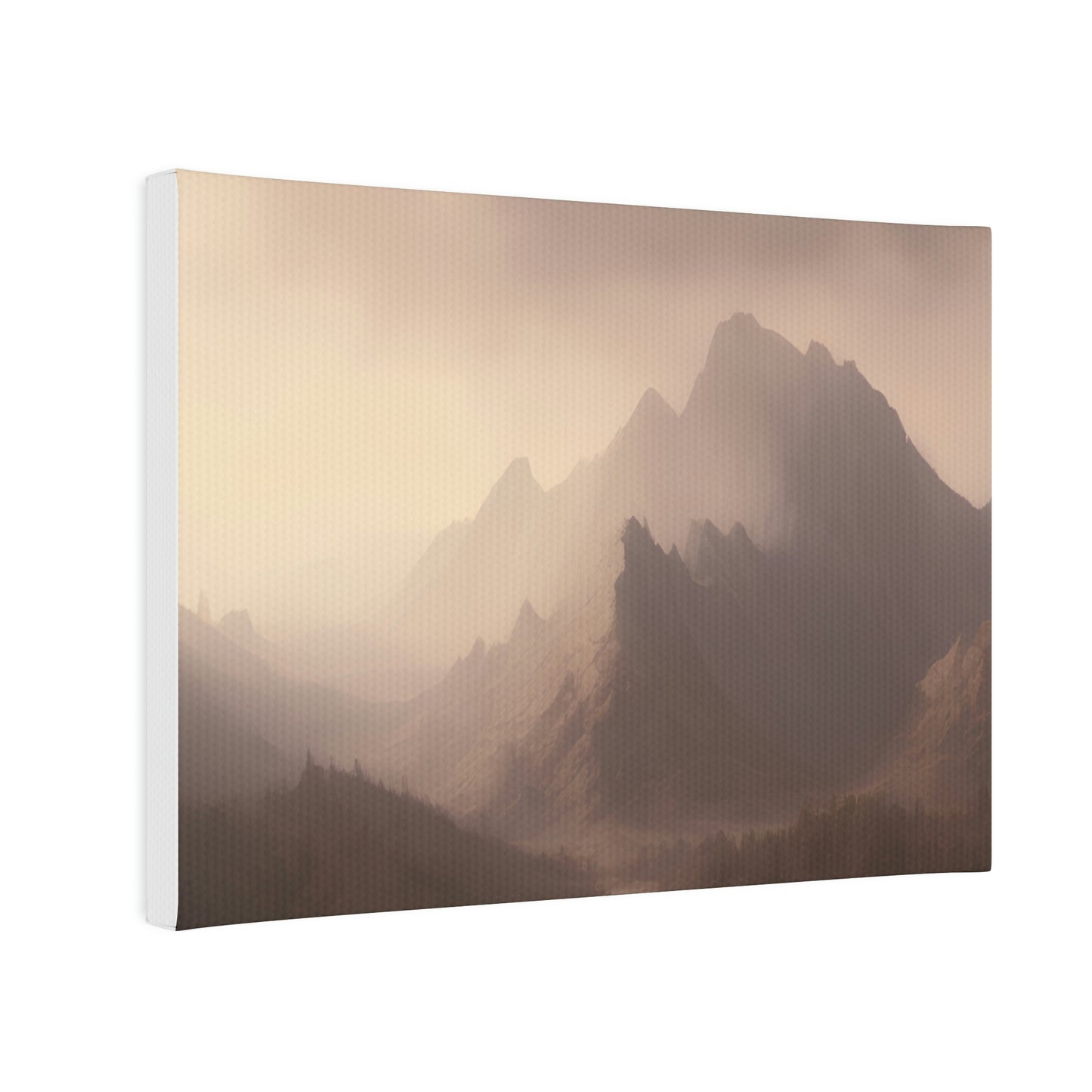 Vintage Hazy Landscape Canvas Print