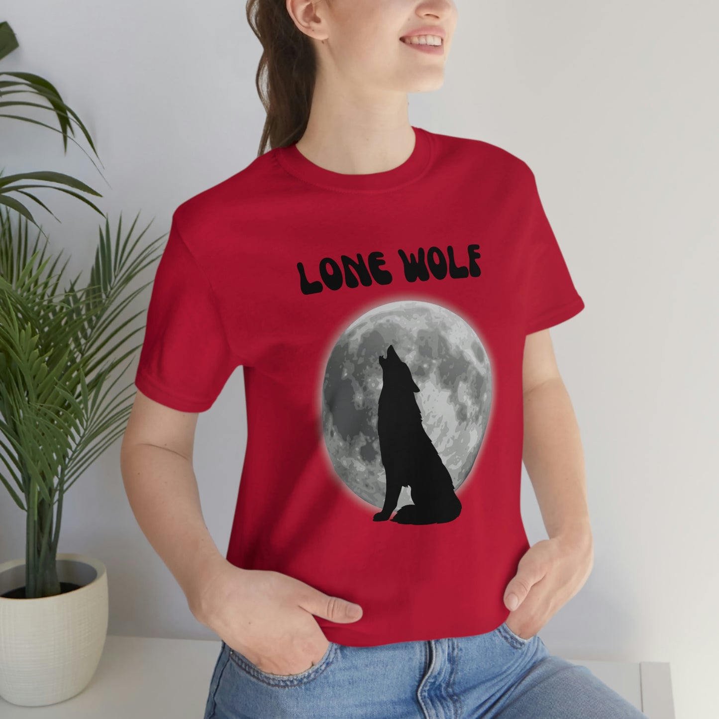 Lone Wolf T-shirt, Lone Wolf, Wolf howling, wolf, gift for man, gift for dad, nature, camping, outdoors