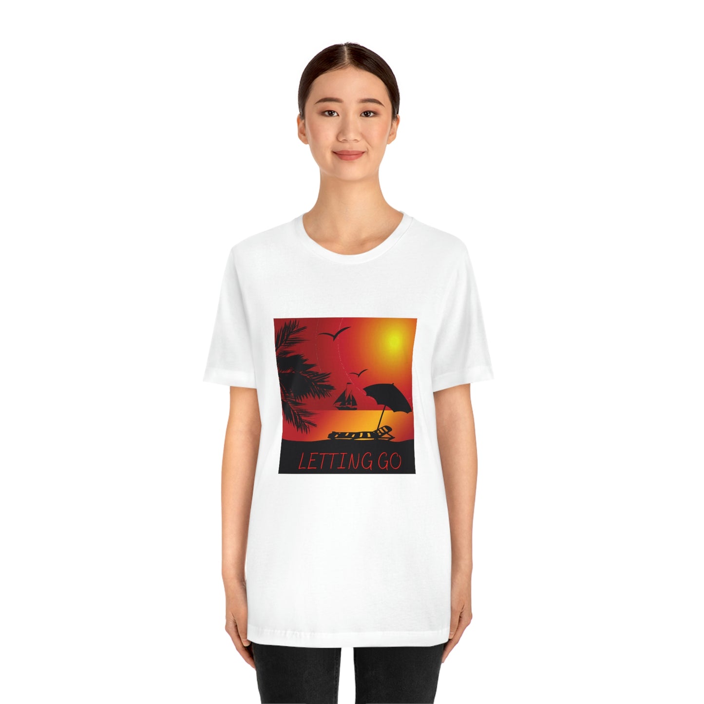 Sunset T-shirt, relaxing sunset, gift for spouse, lover of sunsets, waterfront sunset