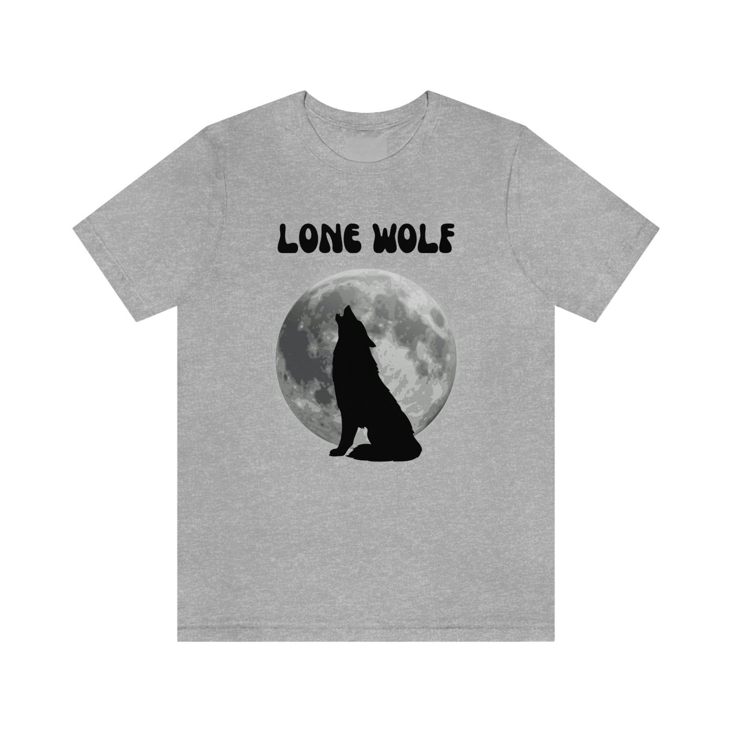 Lone Wolf T-shirt, Lone Wolf, Wolf howling, wolf, gift for man, gift for dad, nature, camping, outdoors