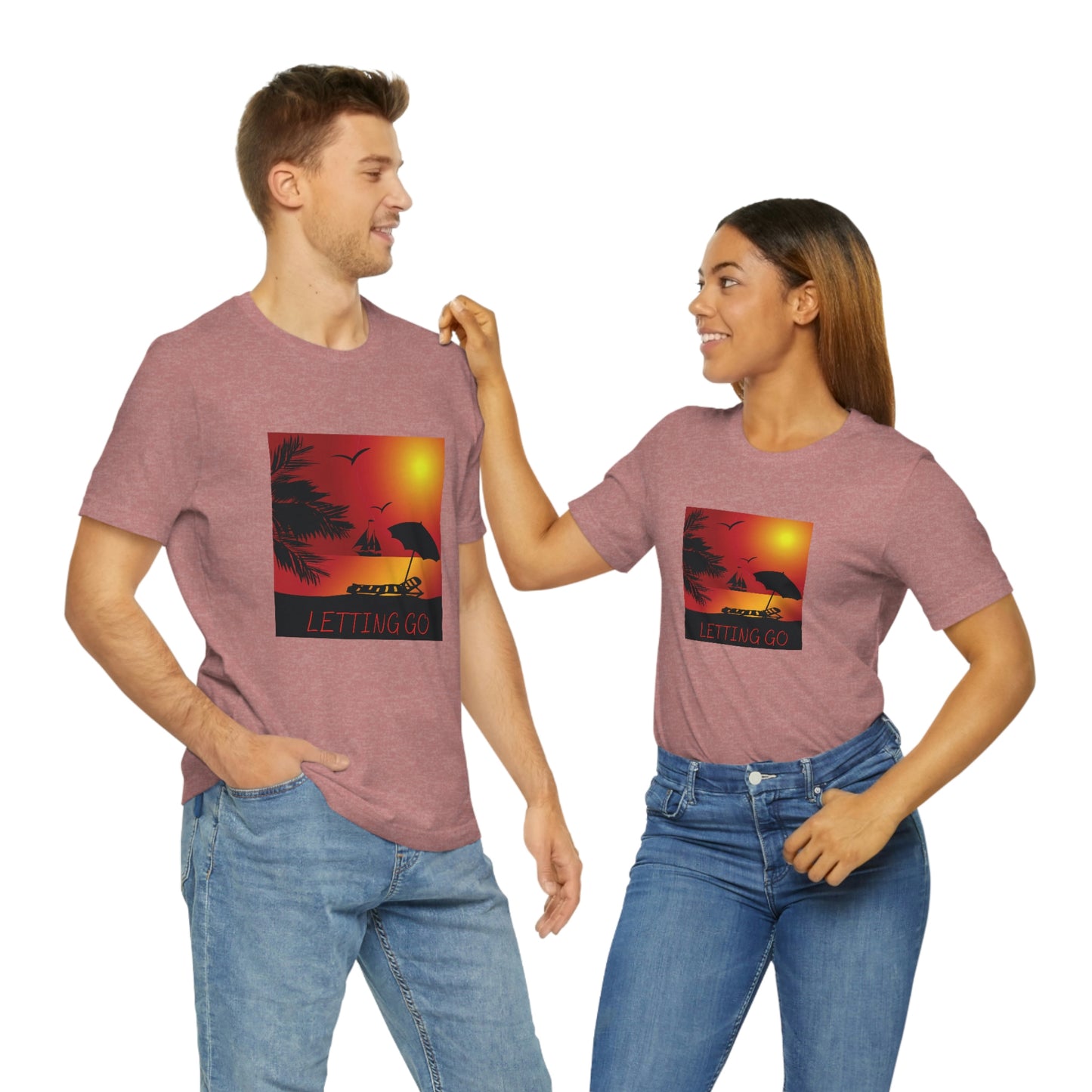 Sunset T-shirt, relaxing sunset, gift for spouse, lover of sunsets, waterfront sunset