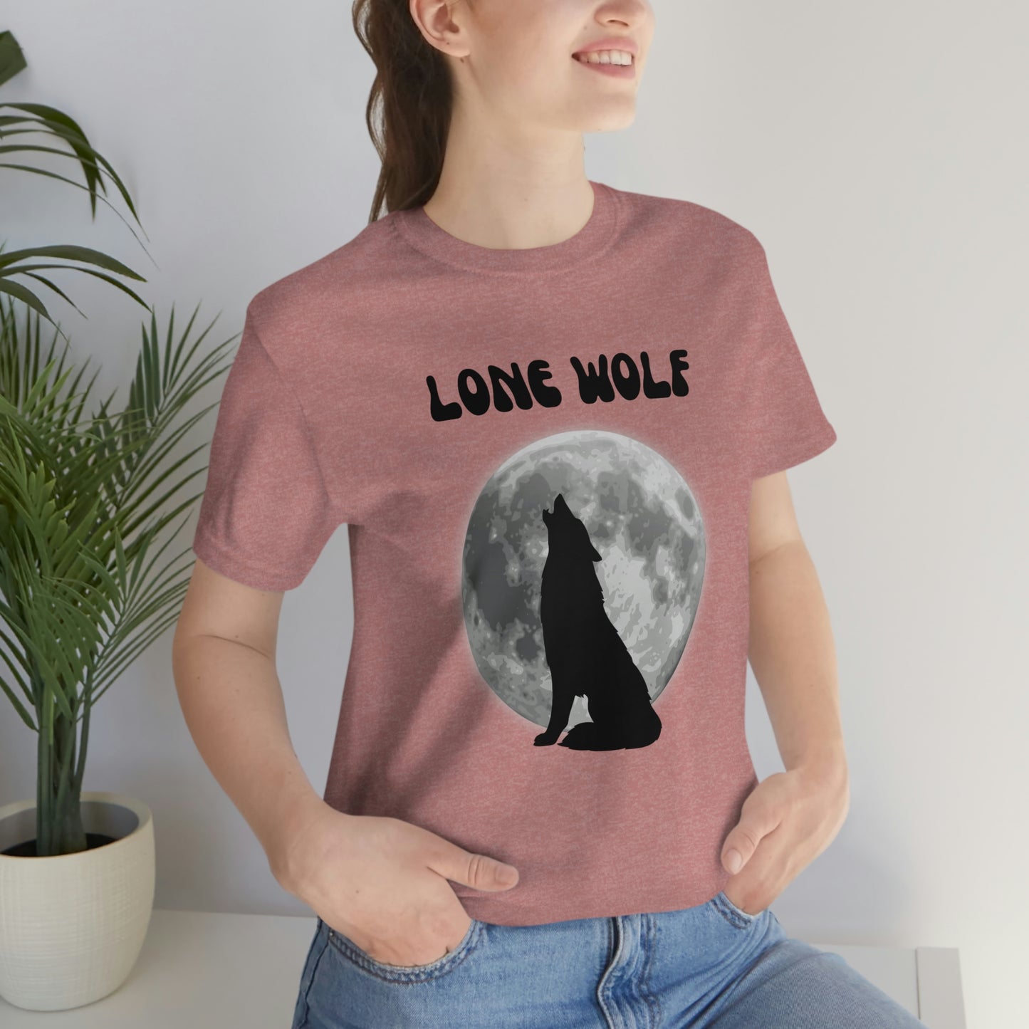 Lone Wolf T-shirt, Lone Wolf, Wolf howling, wolf, gift for man, gift for dad, nature, camping, outdoors