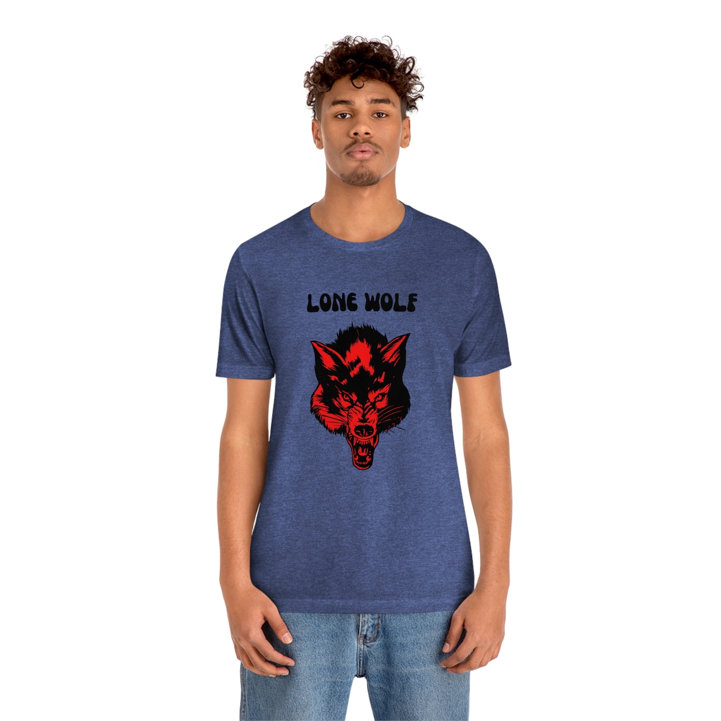 Lone Wolf T-shirt, Lone Wolf, Wolf howling, wolf, gift for man, gift for dad, nature, camping, outdoors, angry wolf