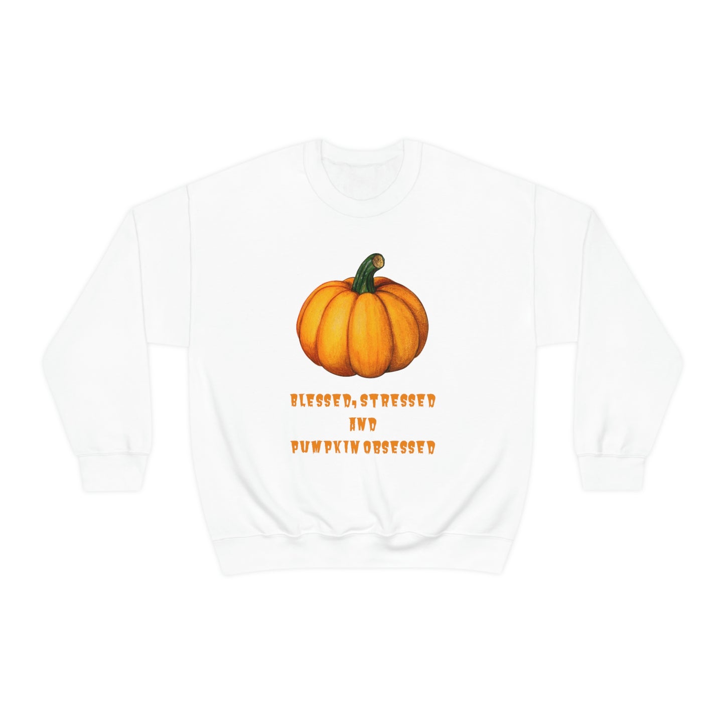 Pumpkin sweatshirt, pumpkin lover gift, obsessed with pumpkin, gift for fall, seasonal sweatshirt