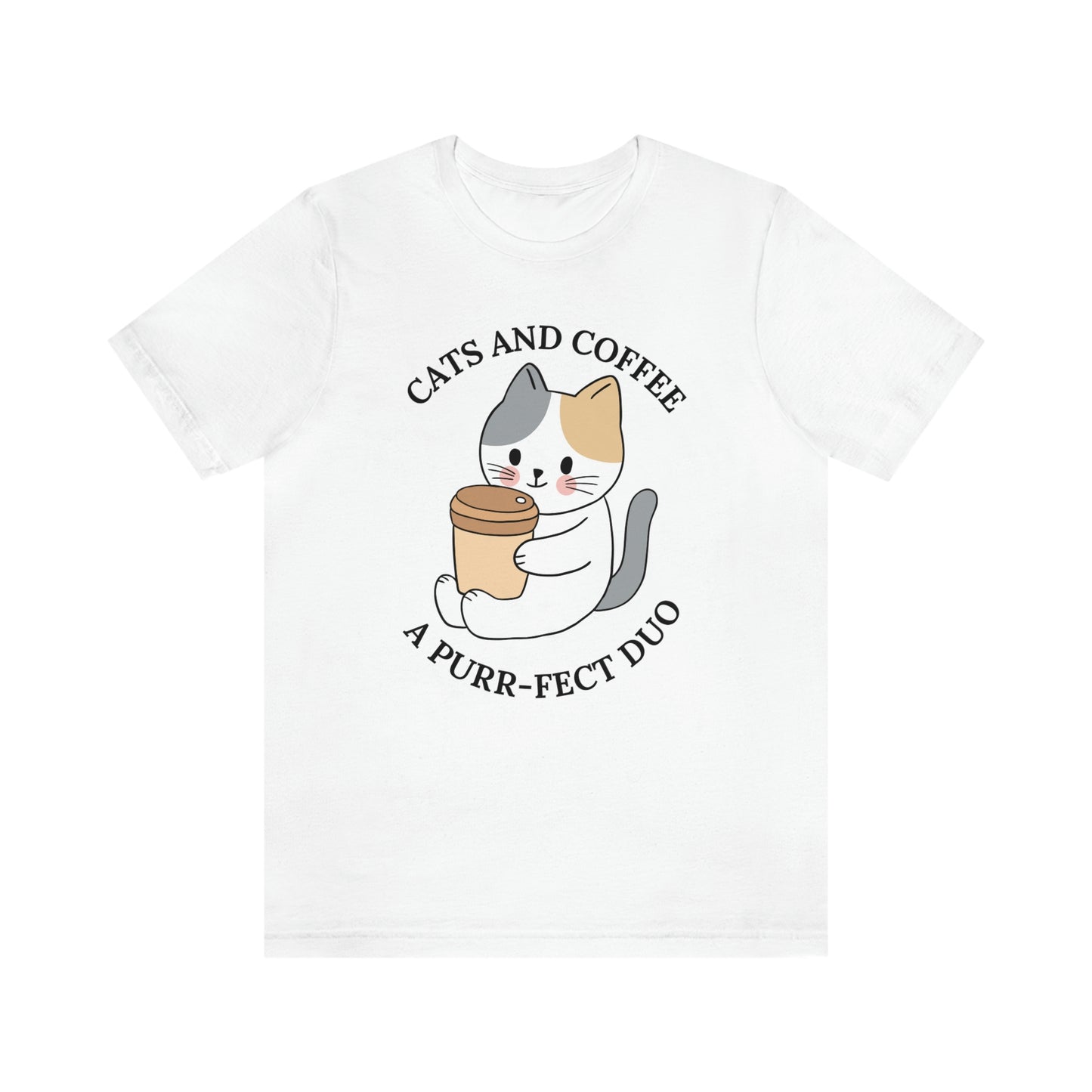 Cat and Coffee, Gift for cat lover, Gift for coffee lover, cat and coffee t-shirt, shirt for cat owner, gift for mom