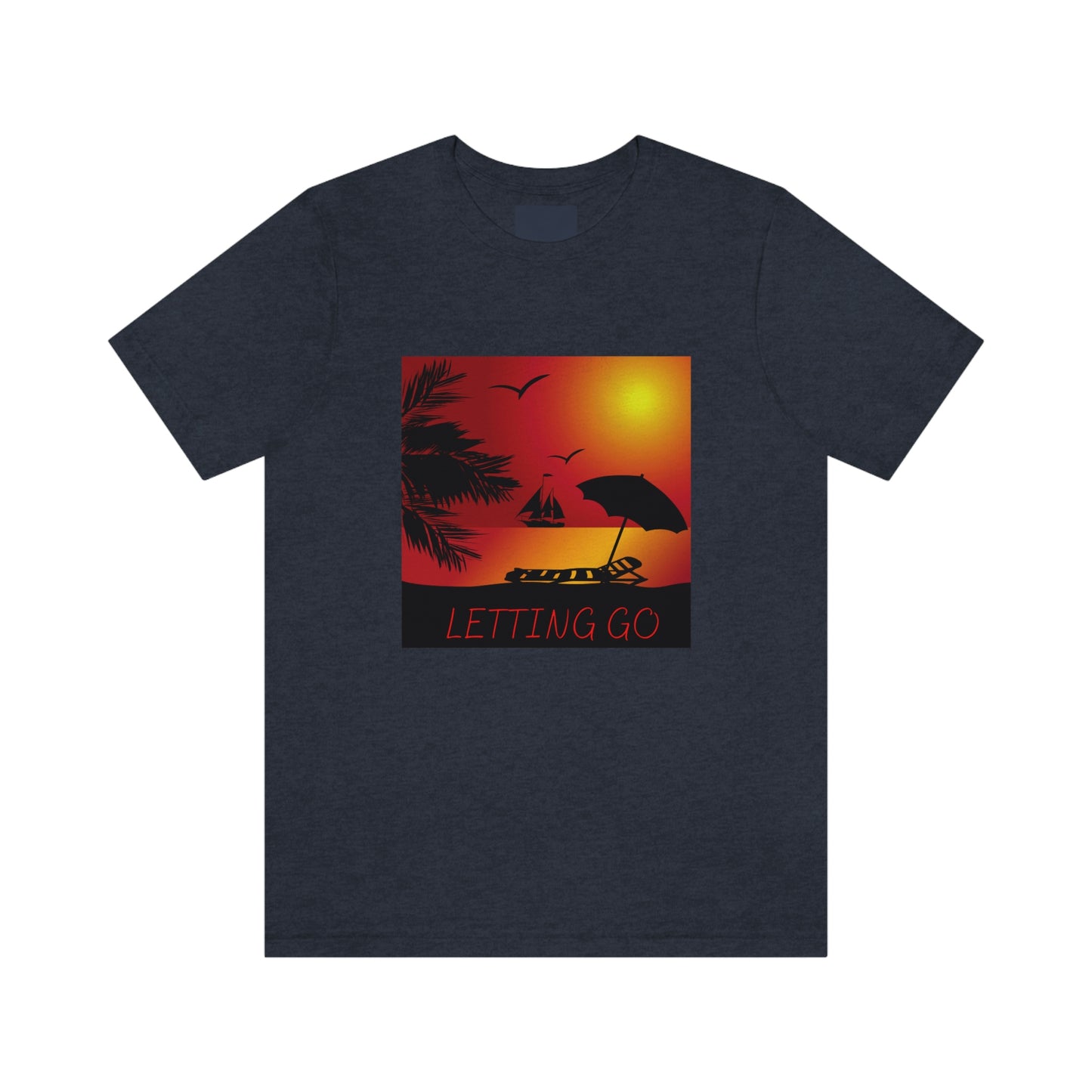 Sunset T-shirt, relaxing sunset, gift for spouse, lover of sunsets, waterfront sunset