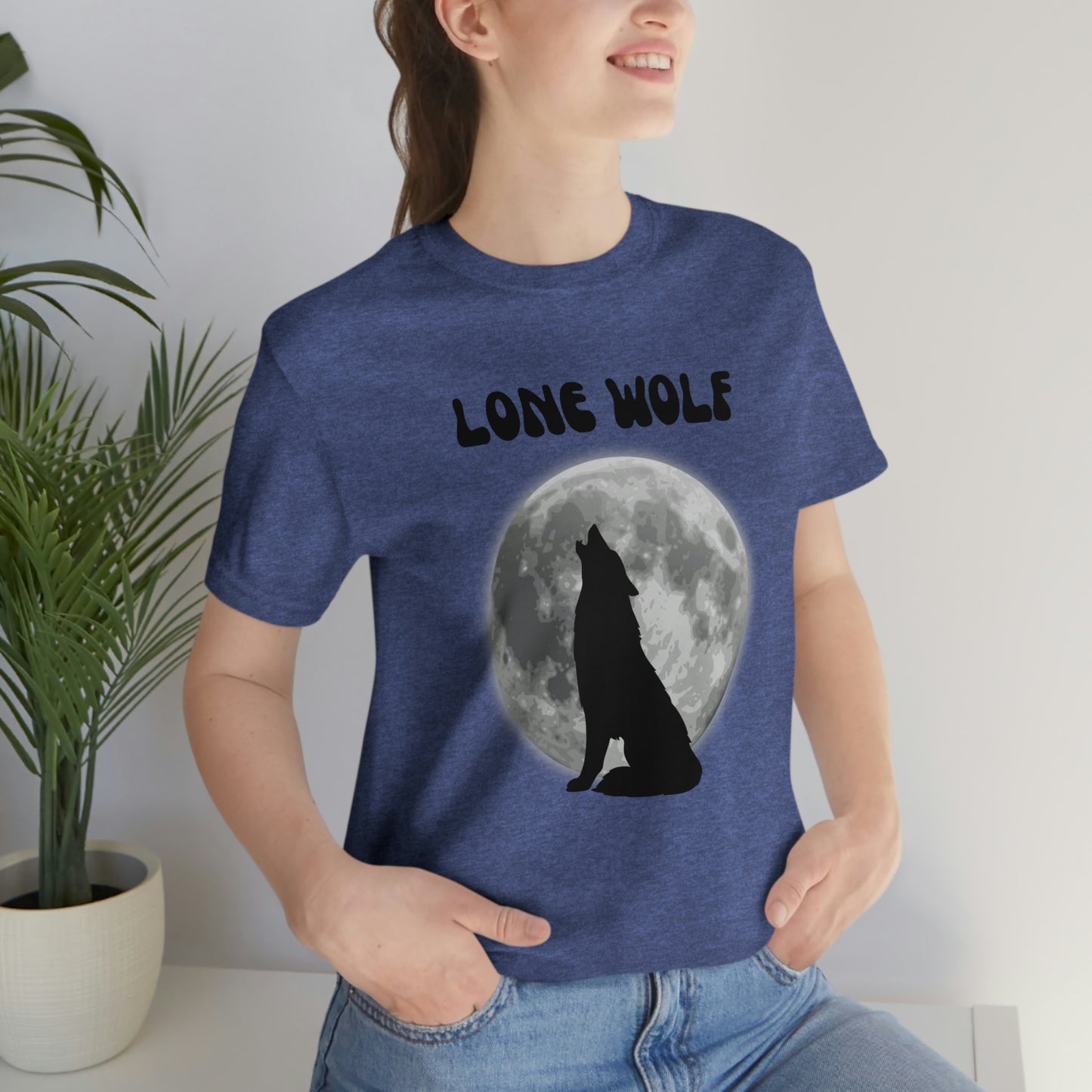 Lone Wolf T-shirt, Lone Wolf, Wolf howling, wolf, gift for man, gift for dad, nature, camping, outdoors