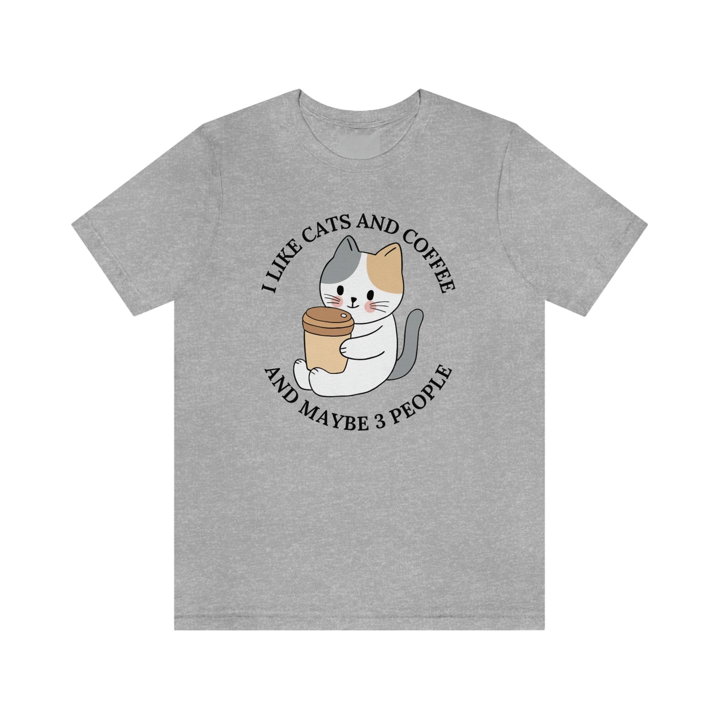 Cat and Coffee lovers, Gift for Cat lover, Gift for coffee lover, Animal lover, Gift for animal lover, Cat lover T-shirt