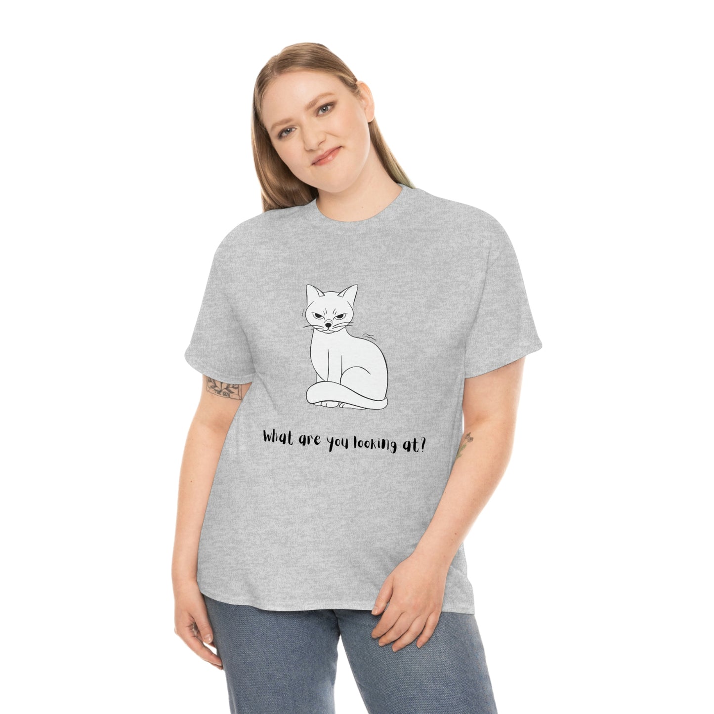 What Are You Looking At? Angry Cat T-Shirt