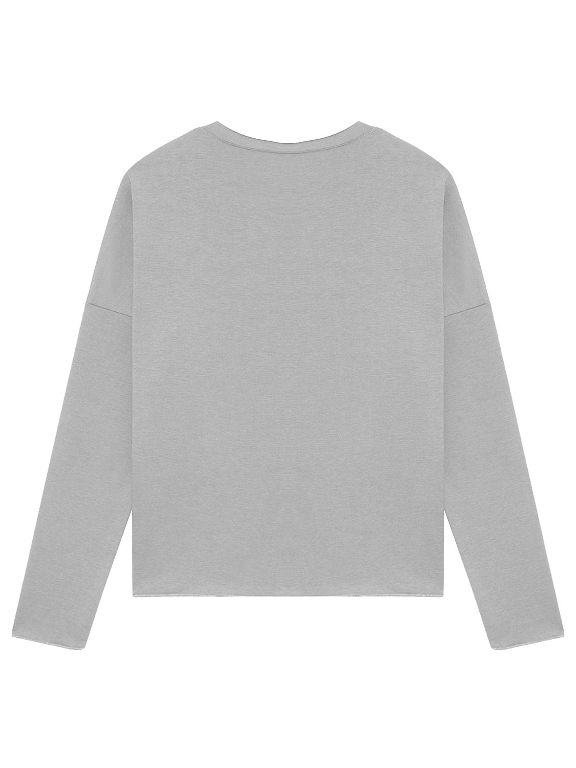 Full Size Graphic Round Neck Roll Hem Sweatshirt