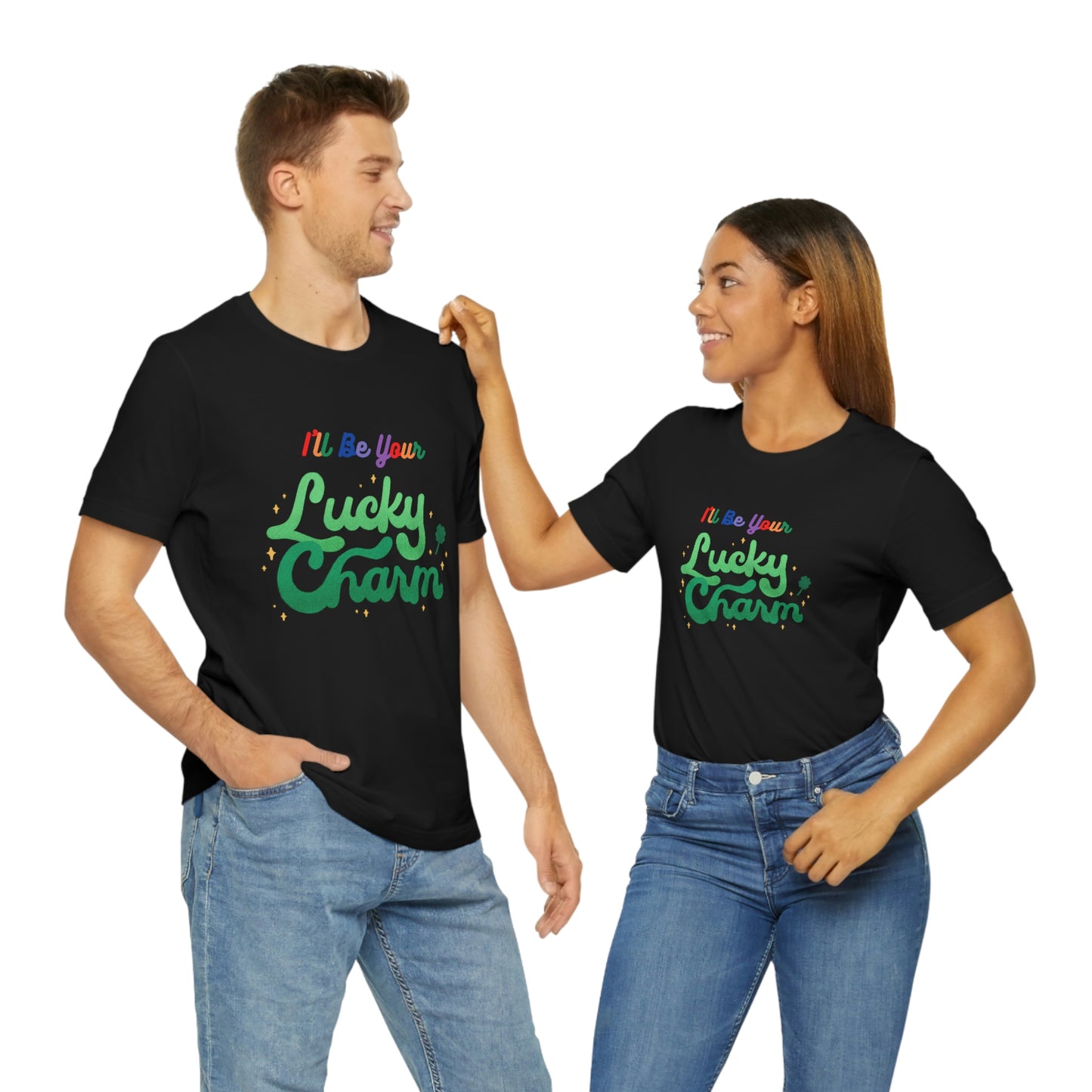 Lucky Charm, Tee for holiday, St. Patty's day Tee, Gift for Girlfriend, Gift for Boyfriend, Gift for spouse