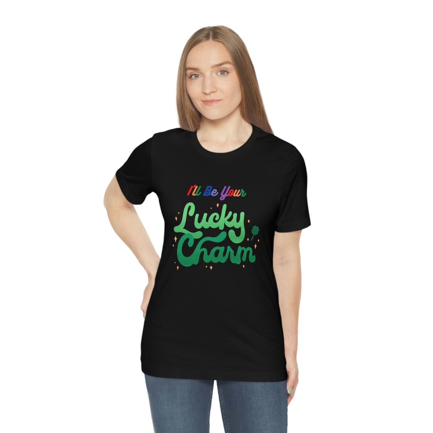 Lucky Charm, Tee for holiday, St. Patty's day Tee, Gift for Girlfriend, Gift for Boyfriend, Gift for spouse