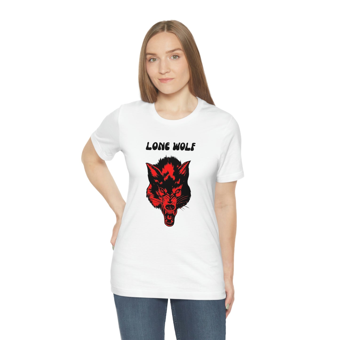 Lone Wolf T-shirt, Lone Wolf, Wolf howling, wolf, gift for man, gift for dad, nature, camping, outdoors, angry wolf