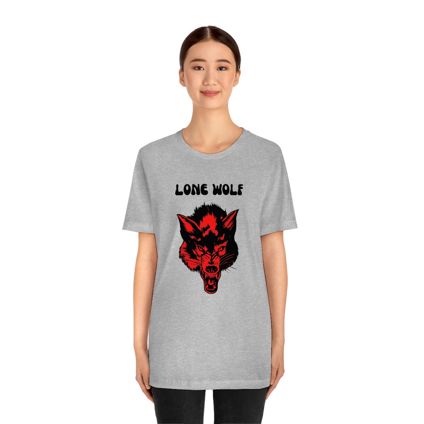 Lone Wolf T-shirt, Lone Wolf, Wolf howling, wolf, gift for man, gift for dad, nature, camping, outdoors, angry wolf