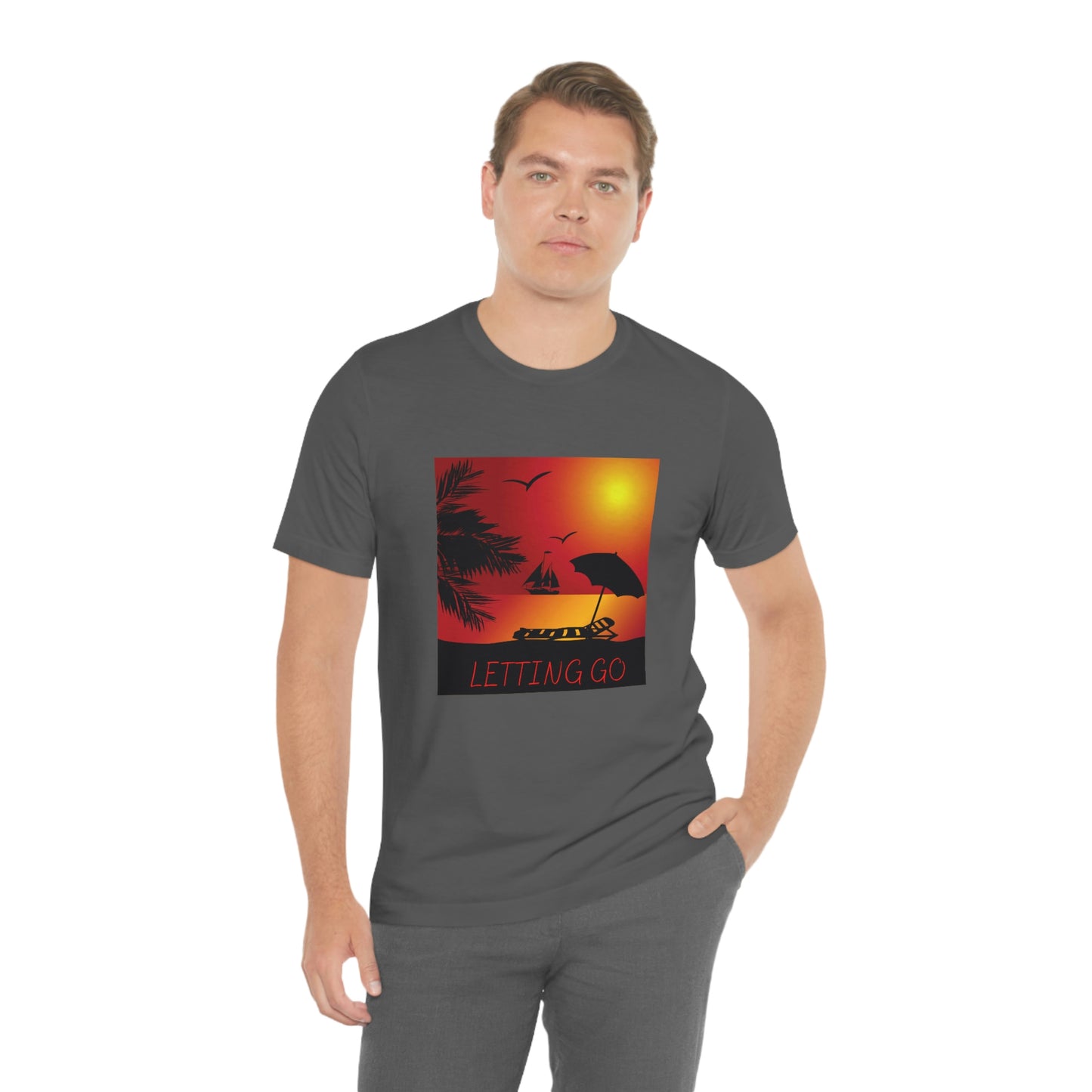 Sunset T-shirt, relaxing sunset, gift for spouse, lover of sunsets, waterfront sunset