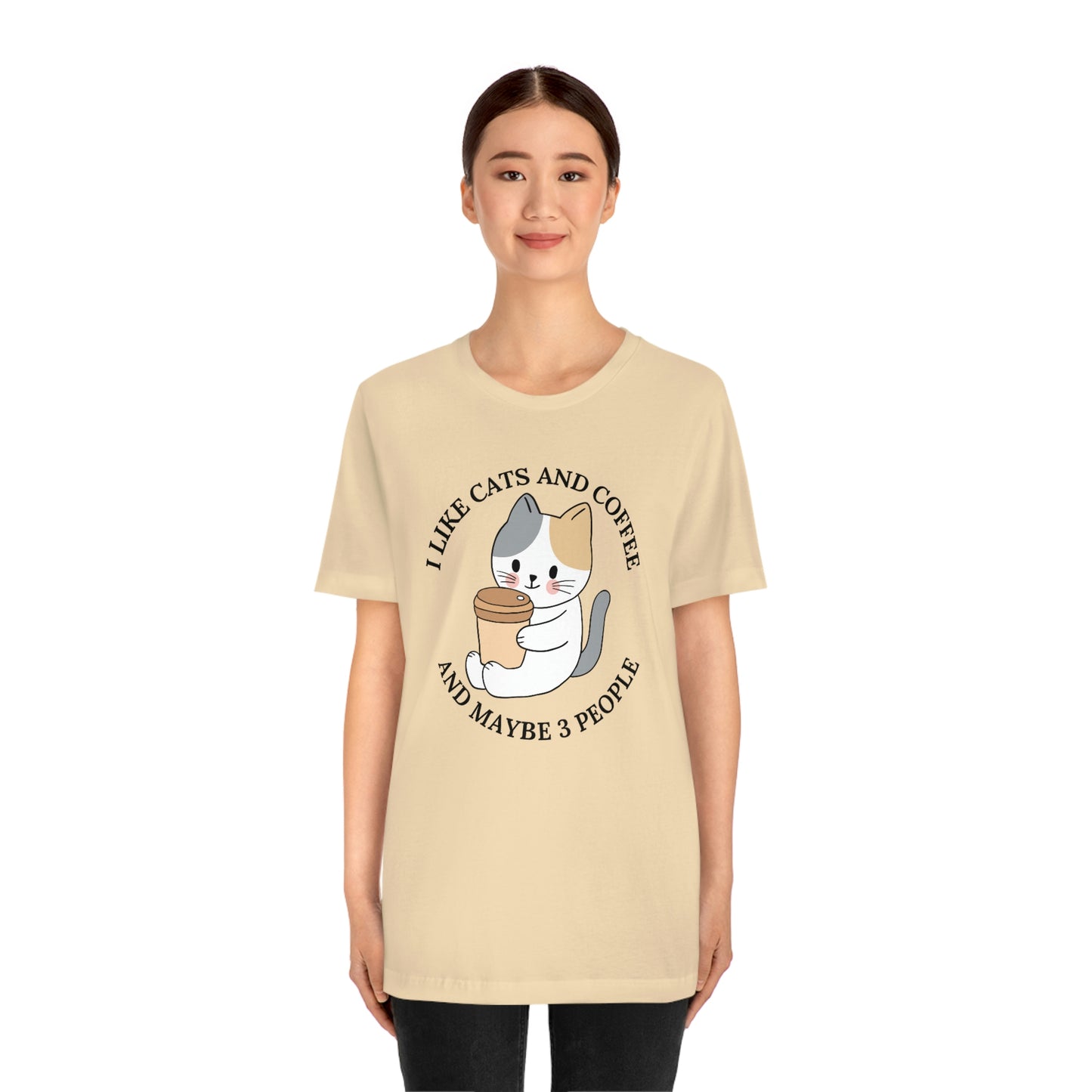 Cat and Coffee lovers, Gift for Cat lover, Gift for coffee lover, Animal lover, Gift for animal lover, Cat lover T-shirt