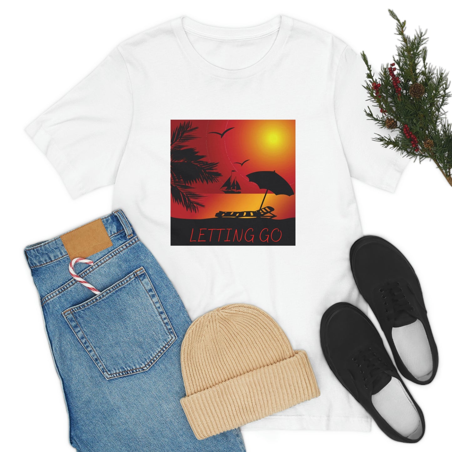 Sunset T-shirt, relaxing sunset, gift for spouse, lover of sunsets, waterfront sunset