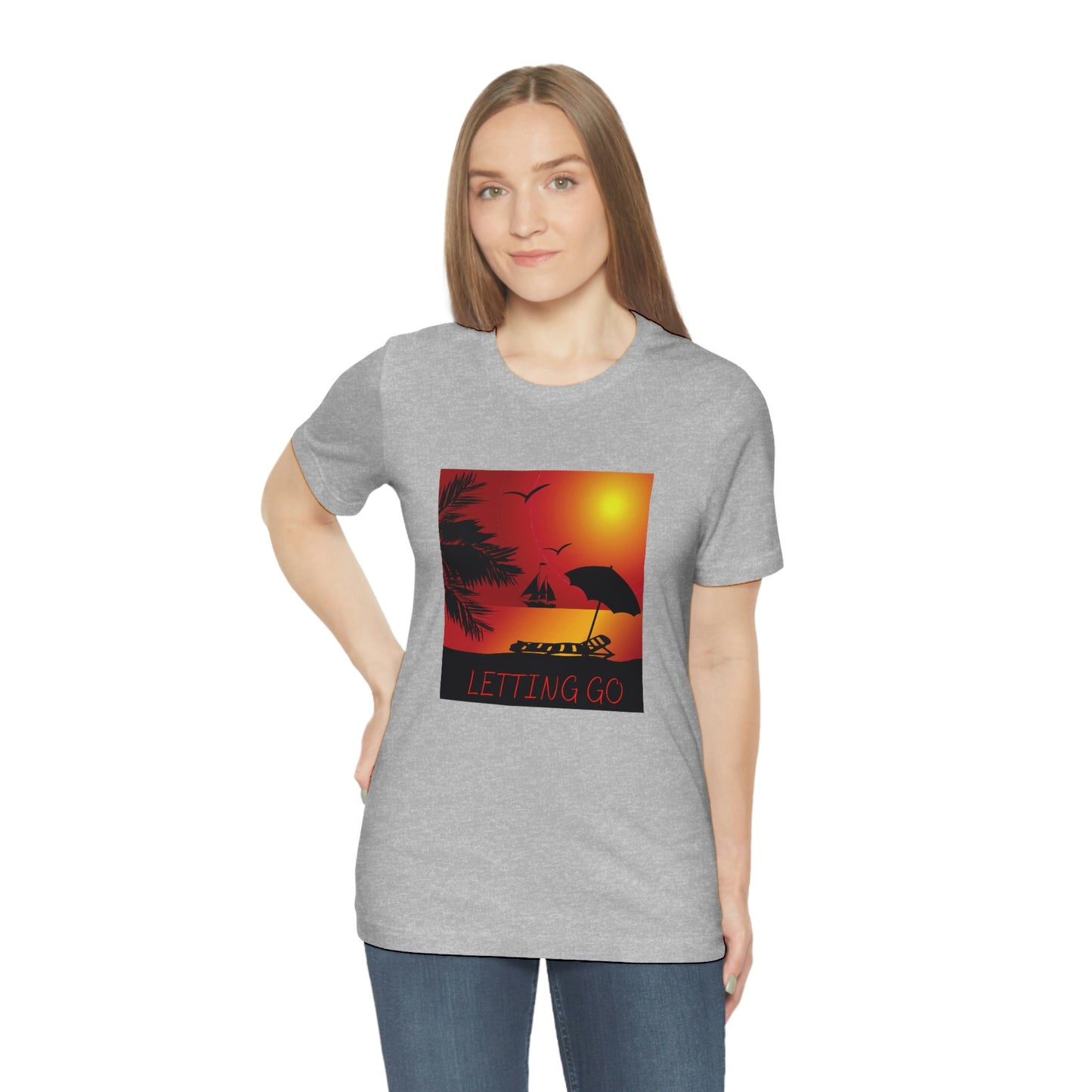 Sunset T-shirt, relaxing sunset, gift for spouse, lover of sunsets, waterfront sunset