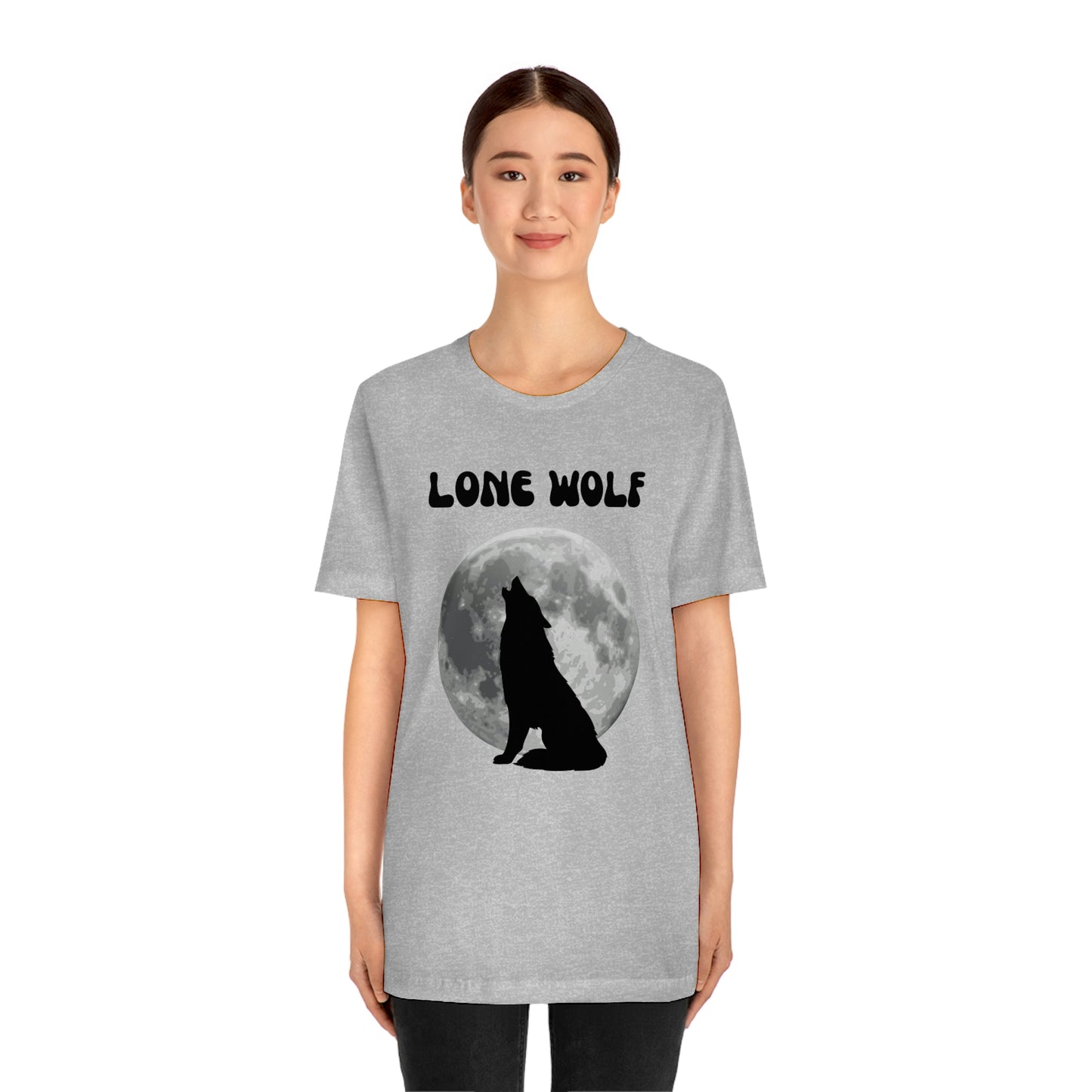 Lone Wolf T-shirt, Lone Wolf, Wolf howling, wolf, gift for man, gift for dad, nature, camping, outdoors