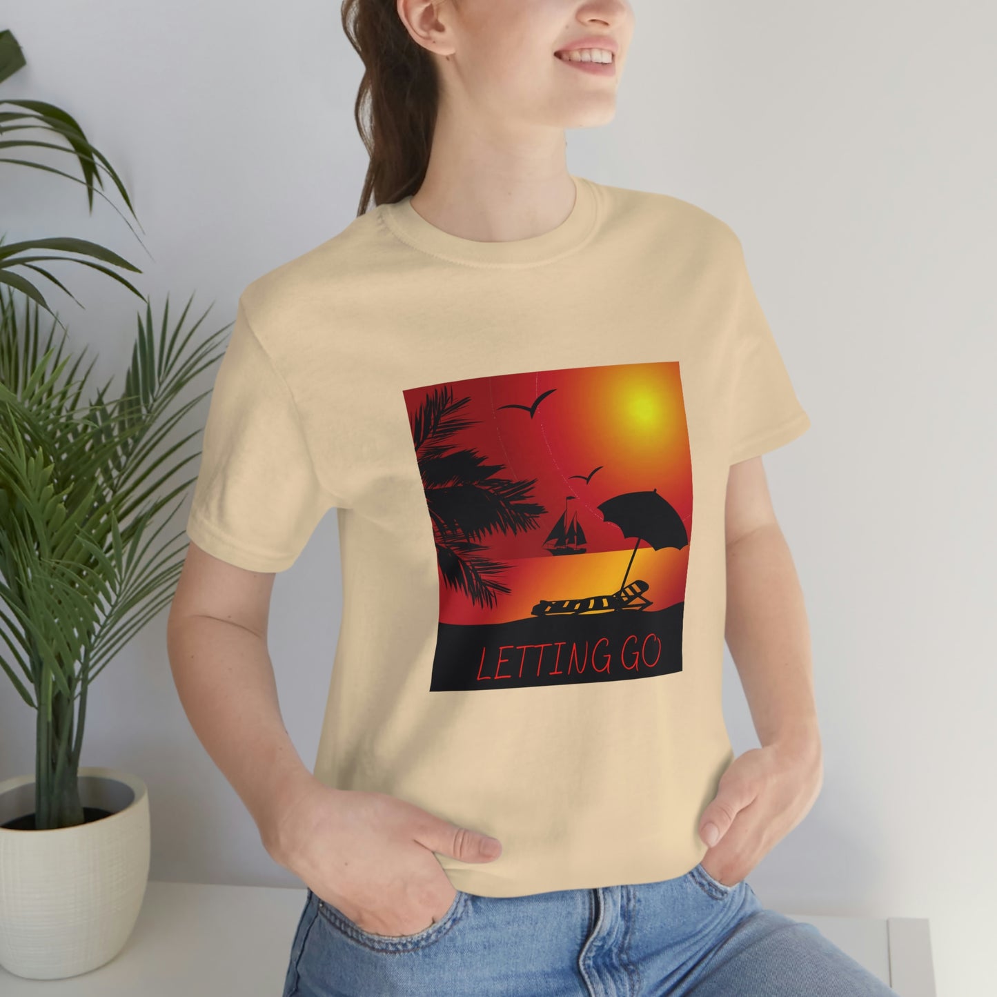 Sunset T-shirt, relaxing sunset, gift for spouse, lover of sunsets, waterfront sunset