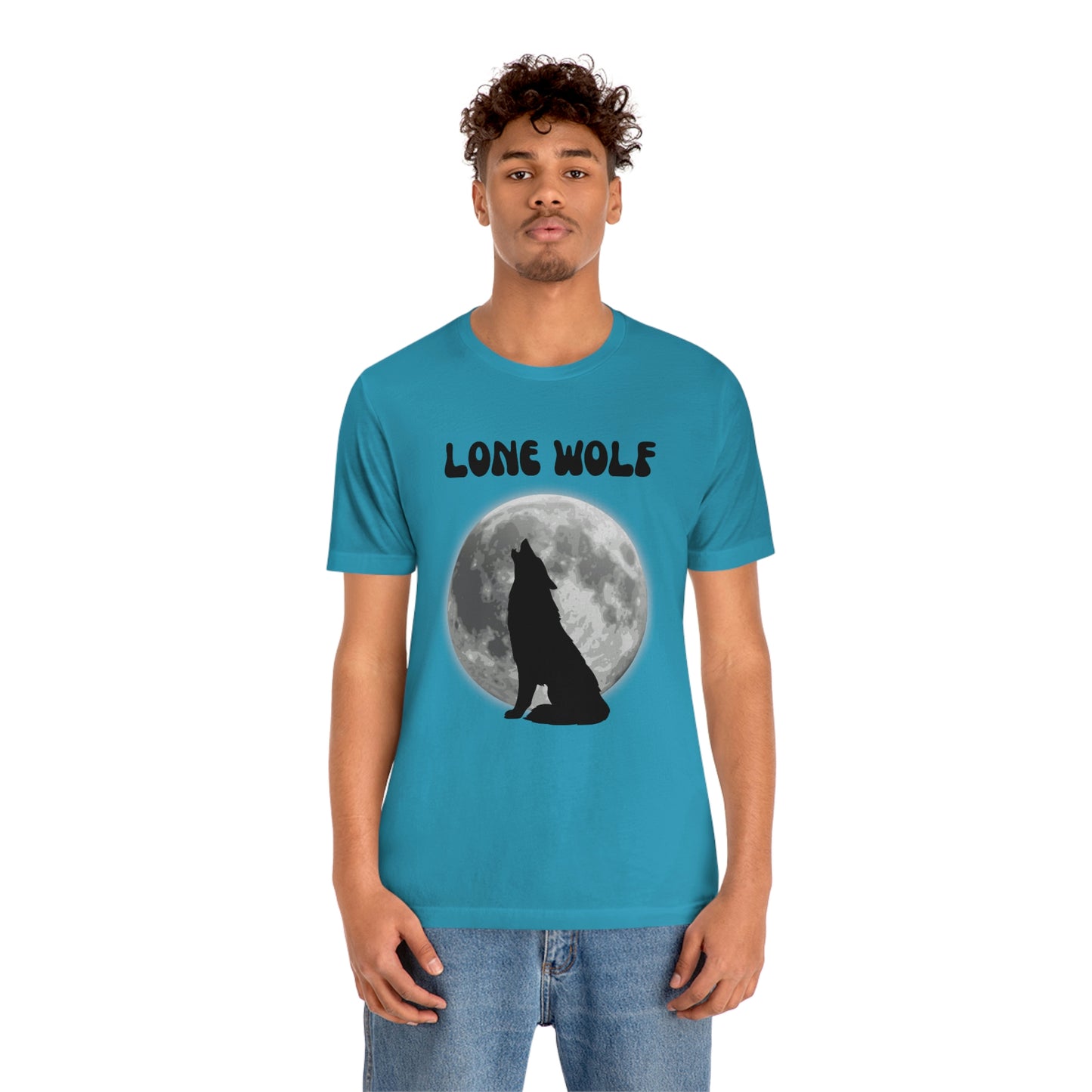 Lone Wolf T-shirt, Lone Wolf, Wolf howling, wolf, gift for man, gift for dad, nature, camping, outdoors